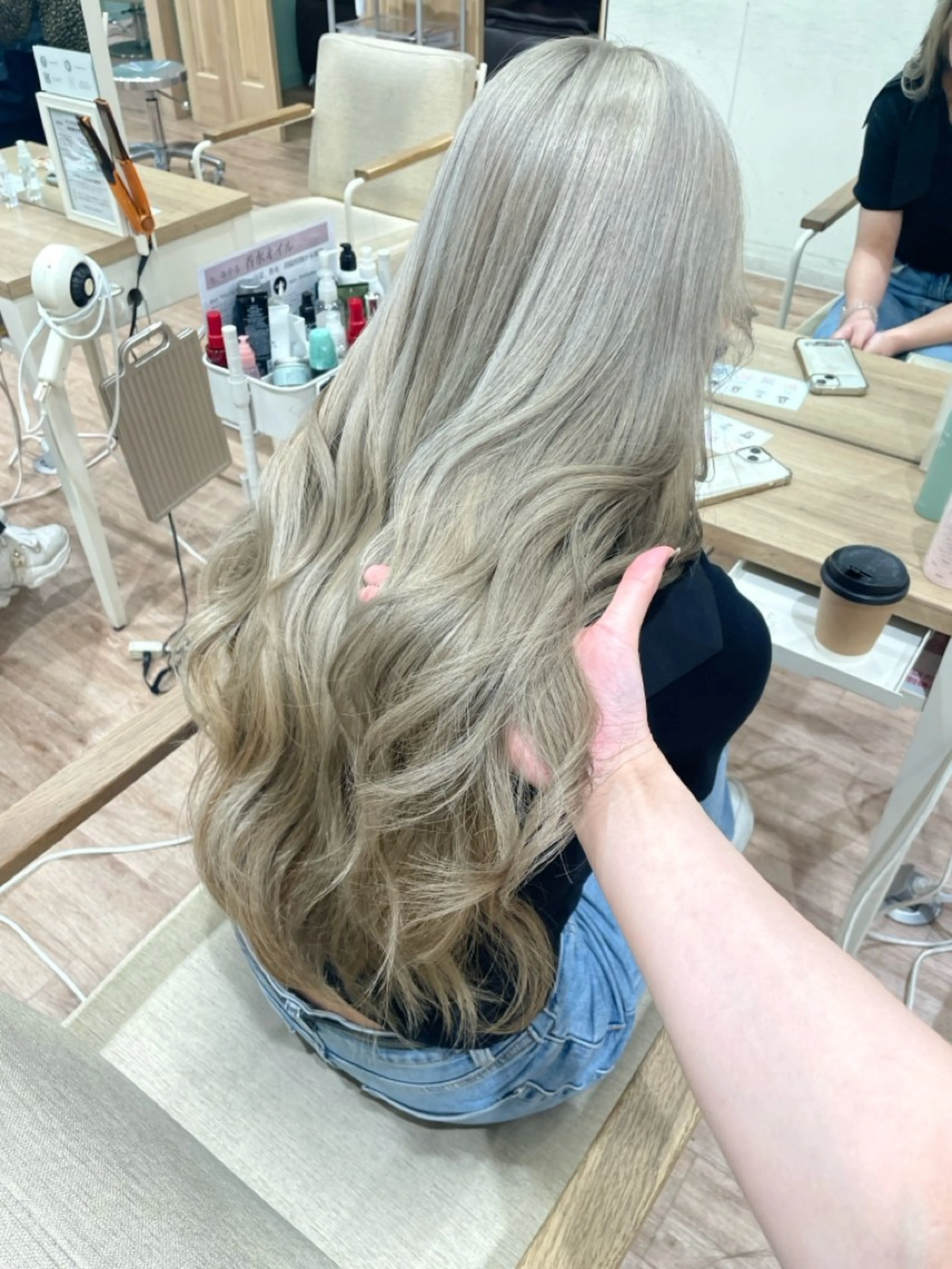 ロング ヘアカラー レイヤー／大宮／韓国 🤍AYA🤍のヘアスタイル