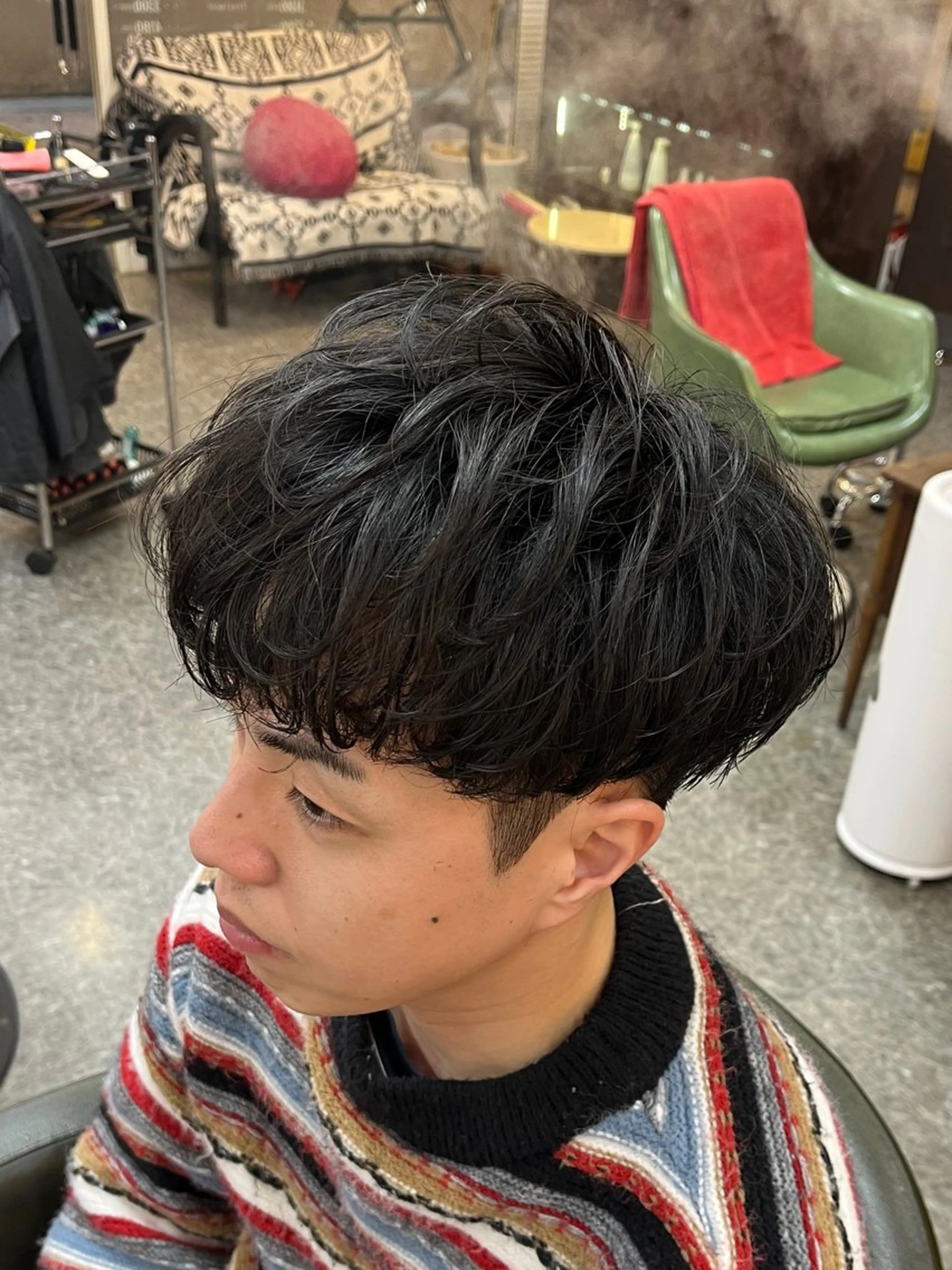 ミディアム パーマ 後悔させません🌈パ ーマ⭕️🌈福本のヘアスタイル