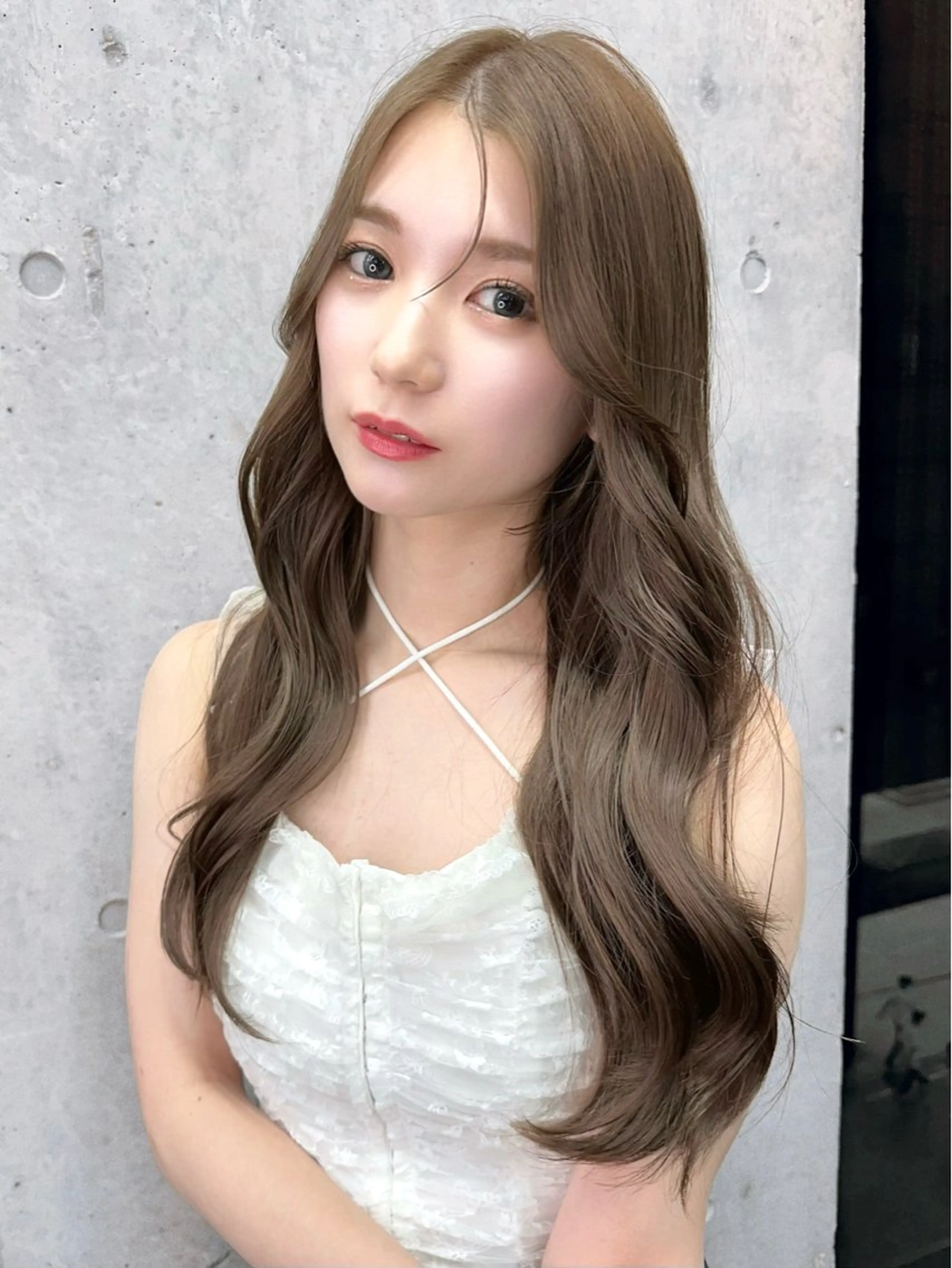 ロング カラー 髪質改善 韓国風ヘア レイヤーカット カット トリートメント 韓国/ワンホンヘア 髪質改善/MaCoのヘアスタイル