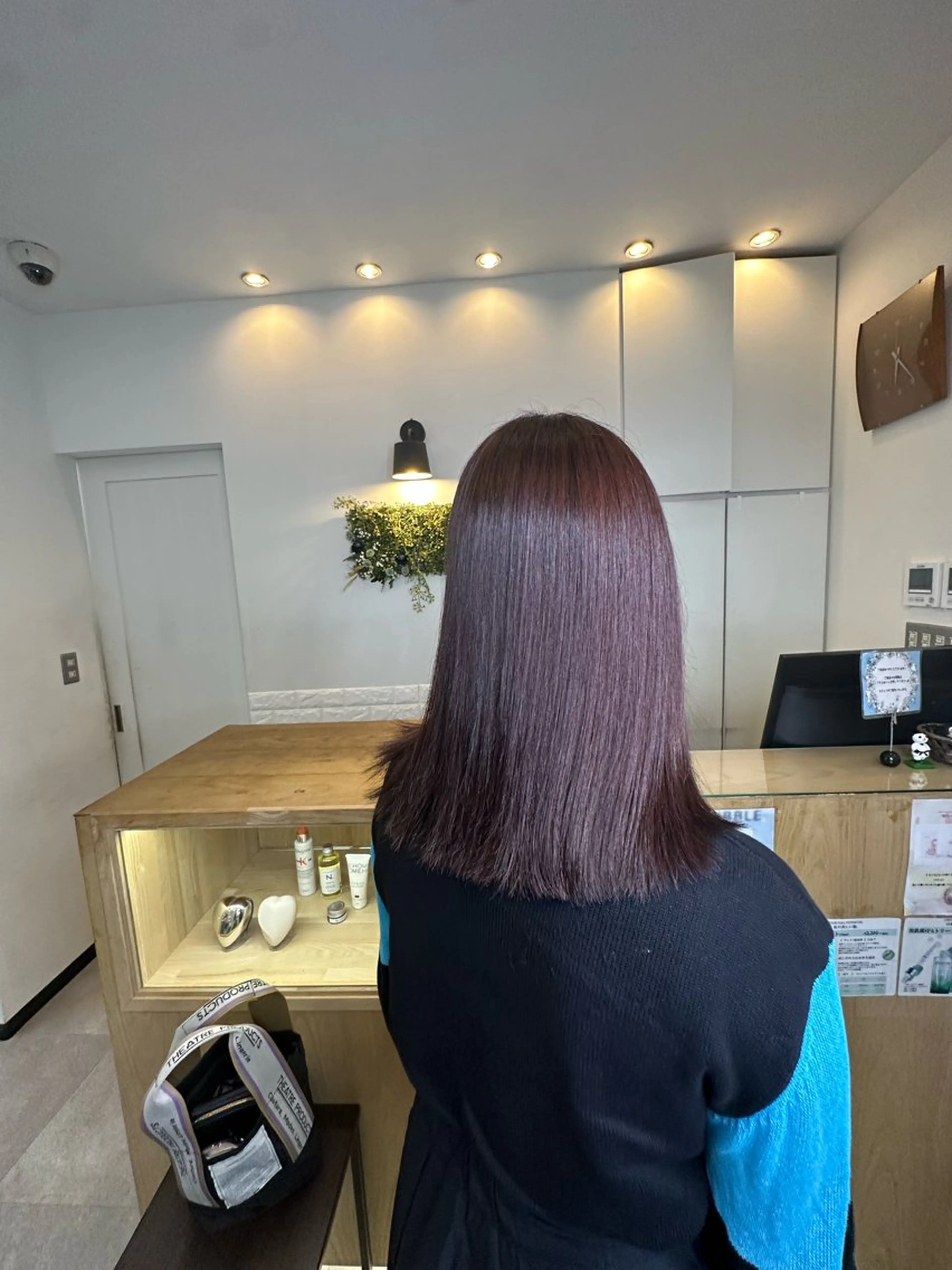 ミディアム パープルカラー カット ヘアカラー トリートメント ヘアセット 栄/久屋大通り/韓国 /透明感/横山🩵のヘアスタイル