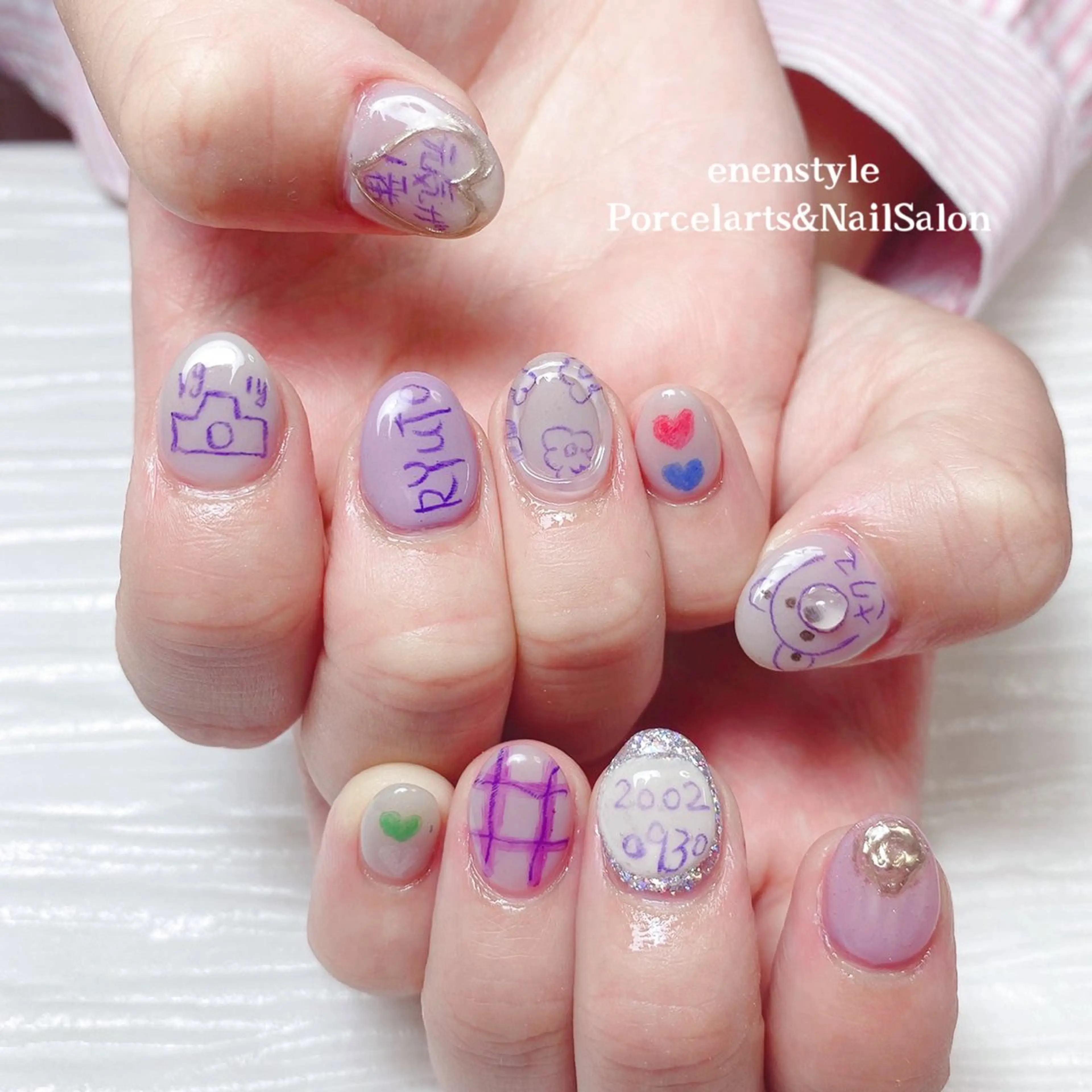 ネイル 🐾enen style 🐾のネイルデザイン