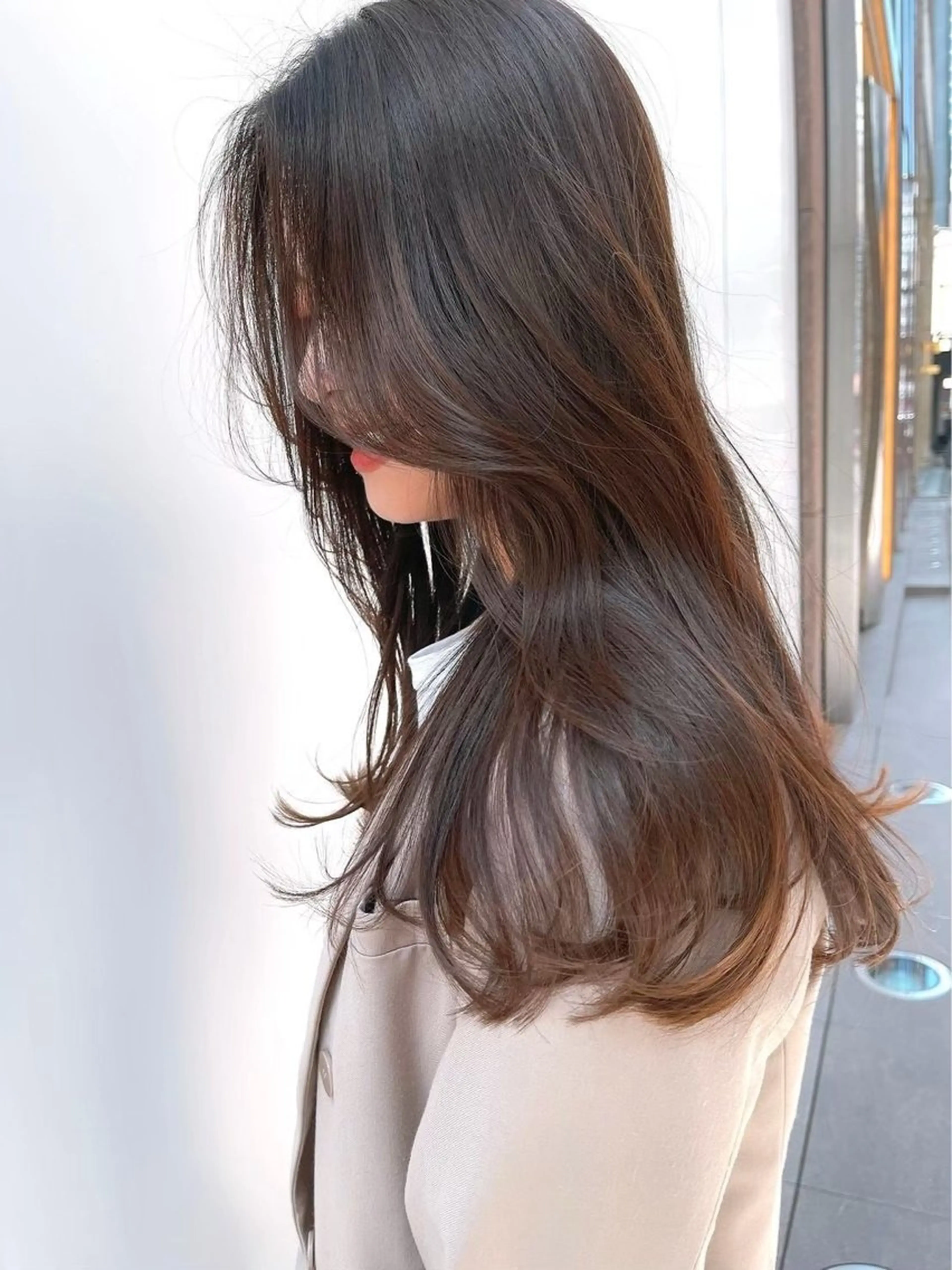 カラー ブラウンカラー 透明感カラー🩵 asamiのヘアスタイル