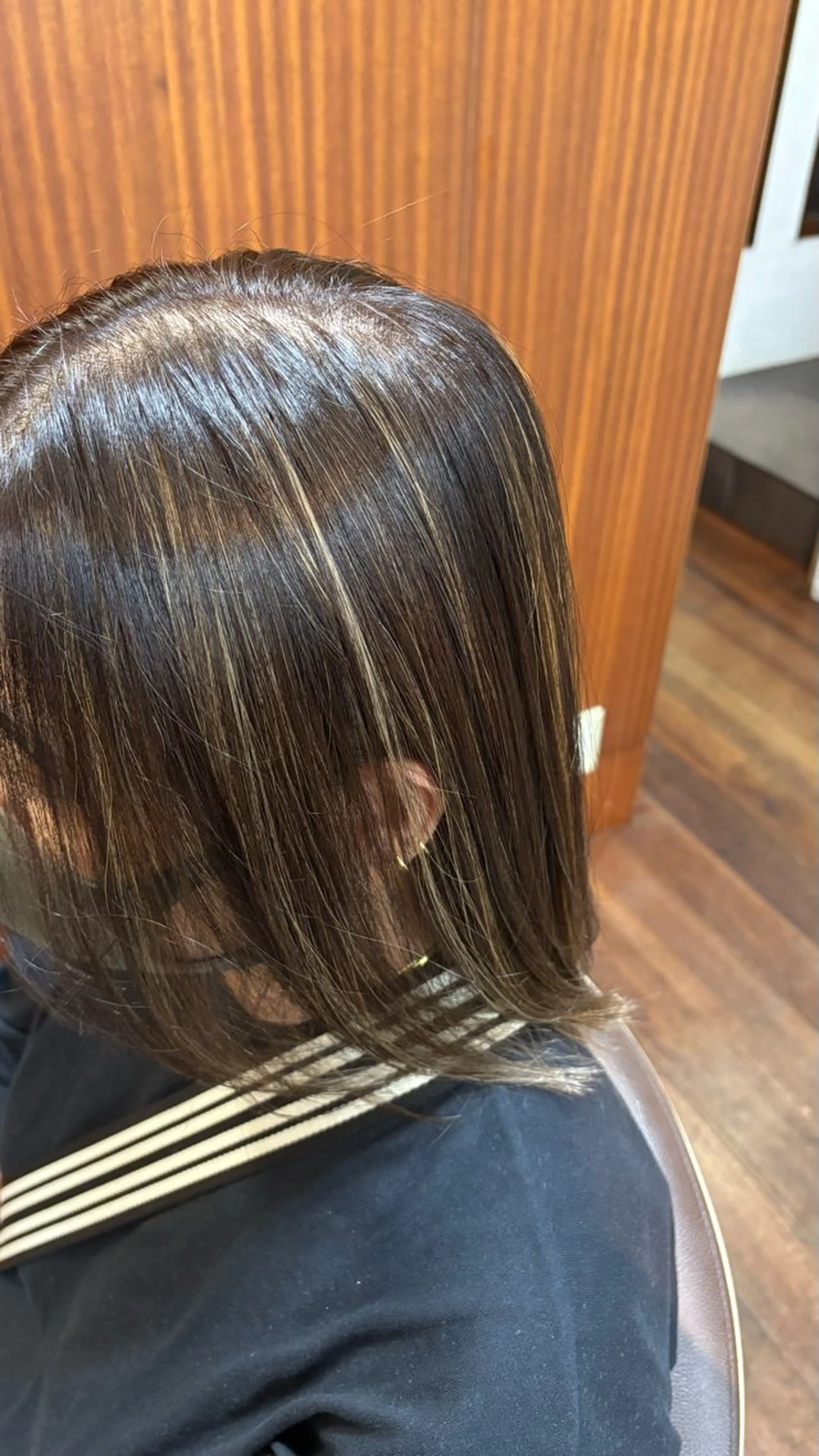 セミロング カラー カット ヘアカラー トリートメント ボブスタイル/ えぐちりほのヘアスタイル