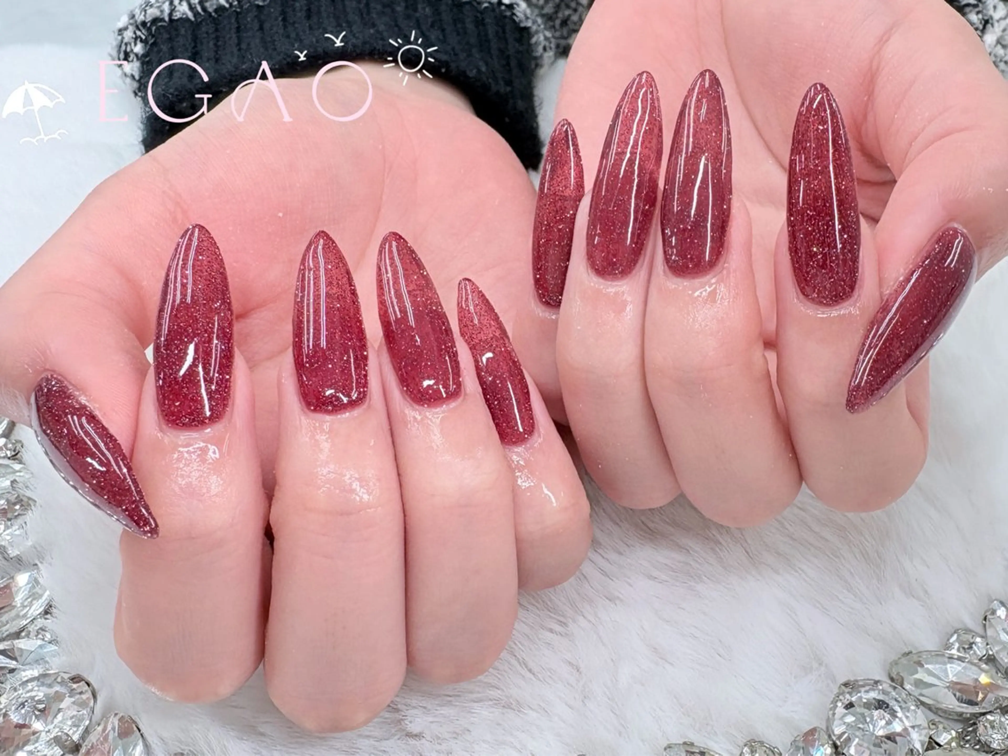 ネイル アートネイル フットネイル フレンチネイル ジェルネイル グラデーション ハンドネイル Egao Nail錦糸町店のネイルデザイン