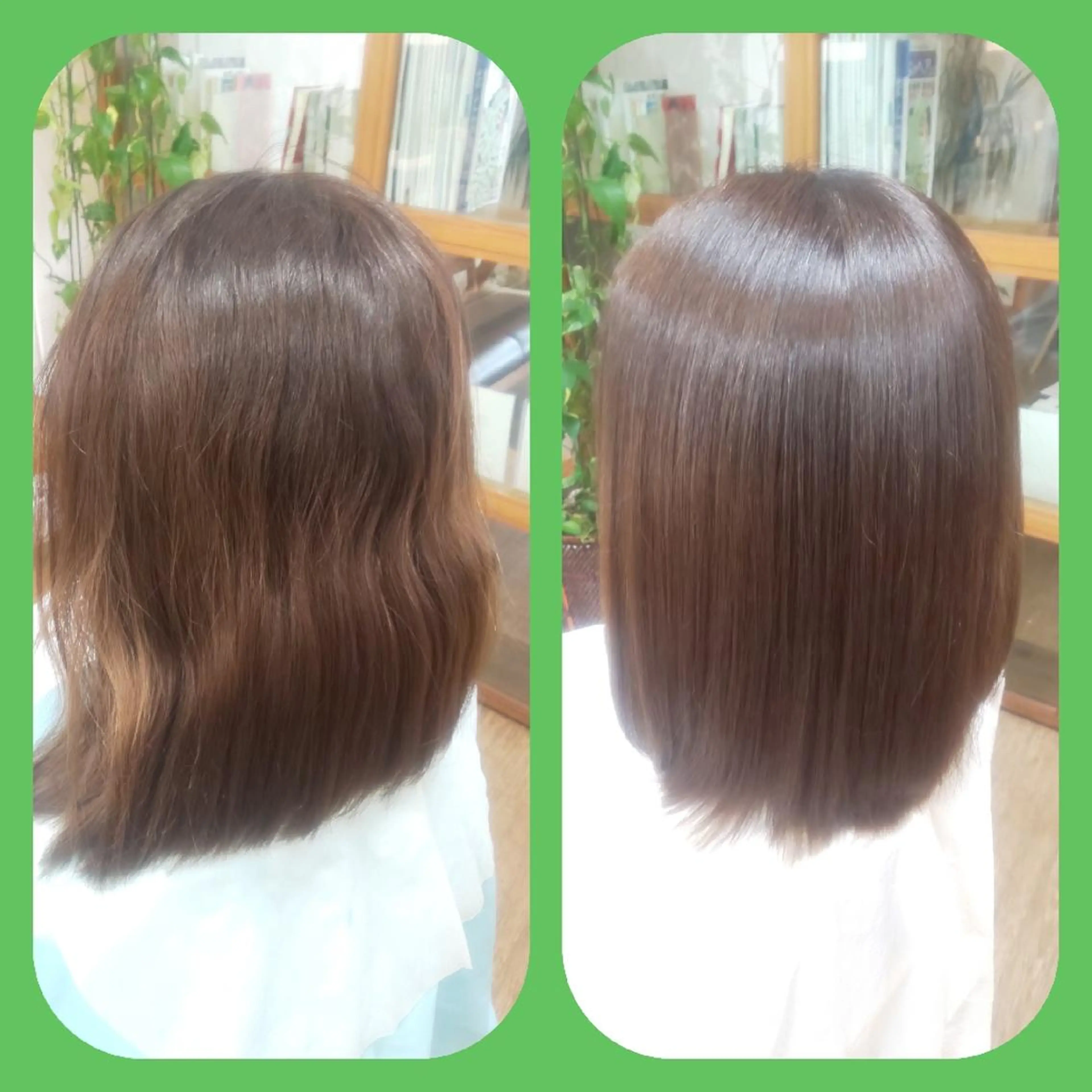 ミディアム 縮毛矯正 石原 生太  のヘアスタイル