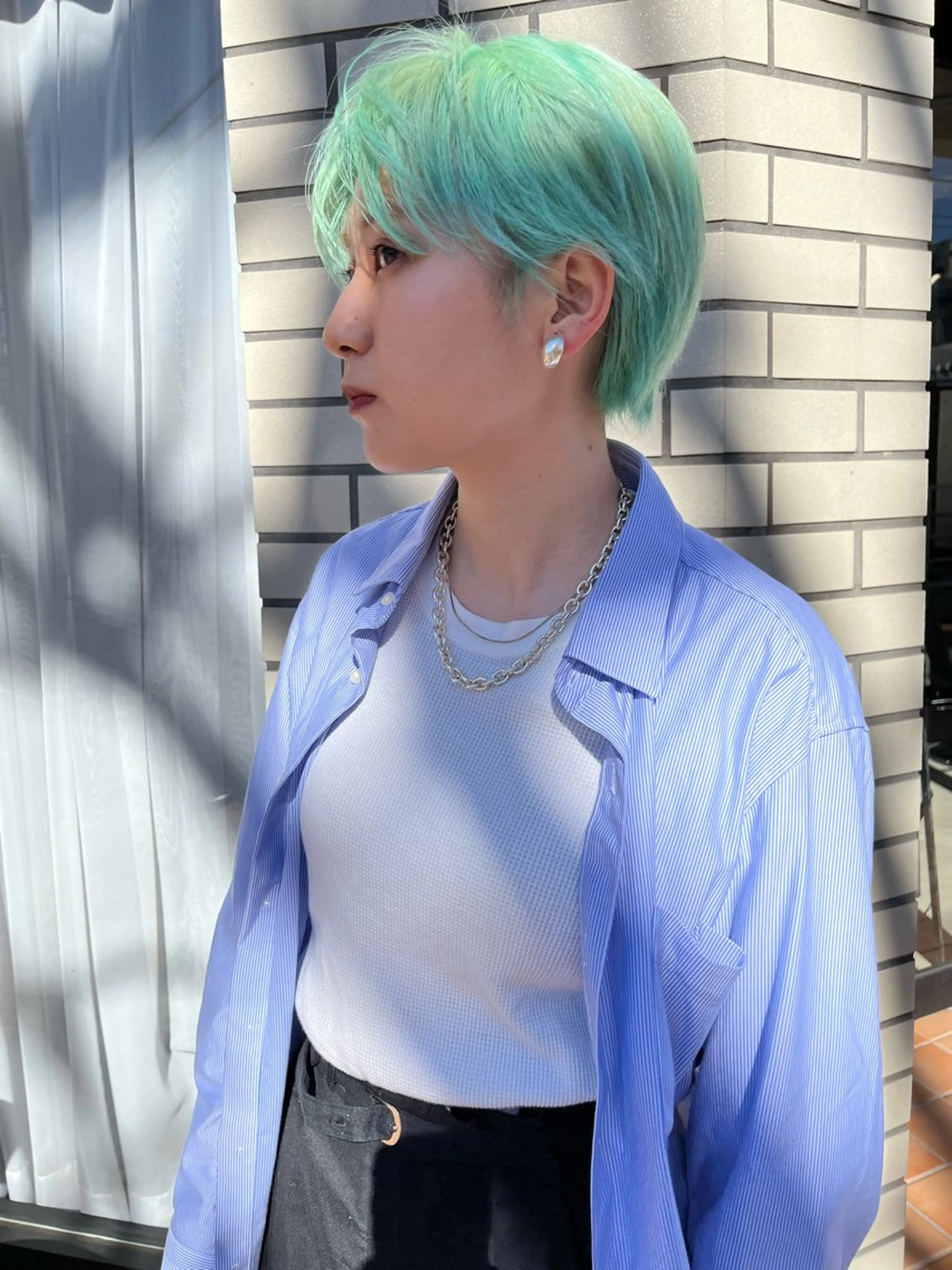 ショート カラー ダブルカラー 大林 エリコのヘアスタイル