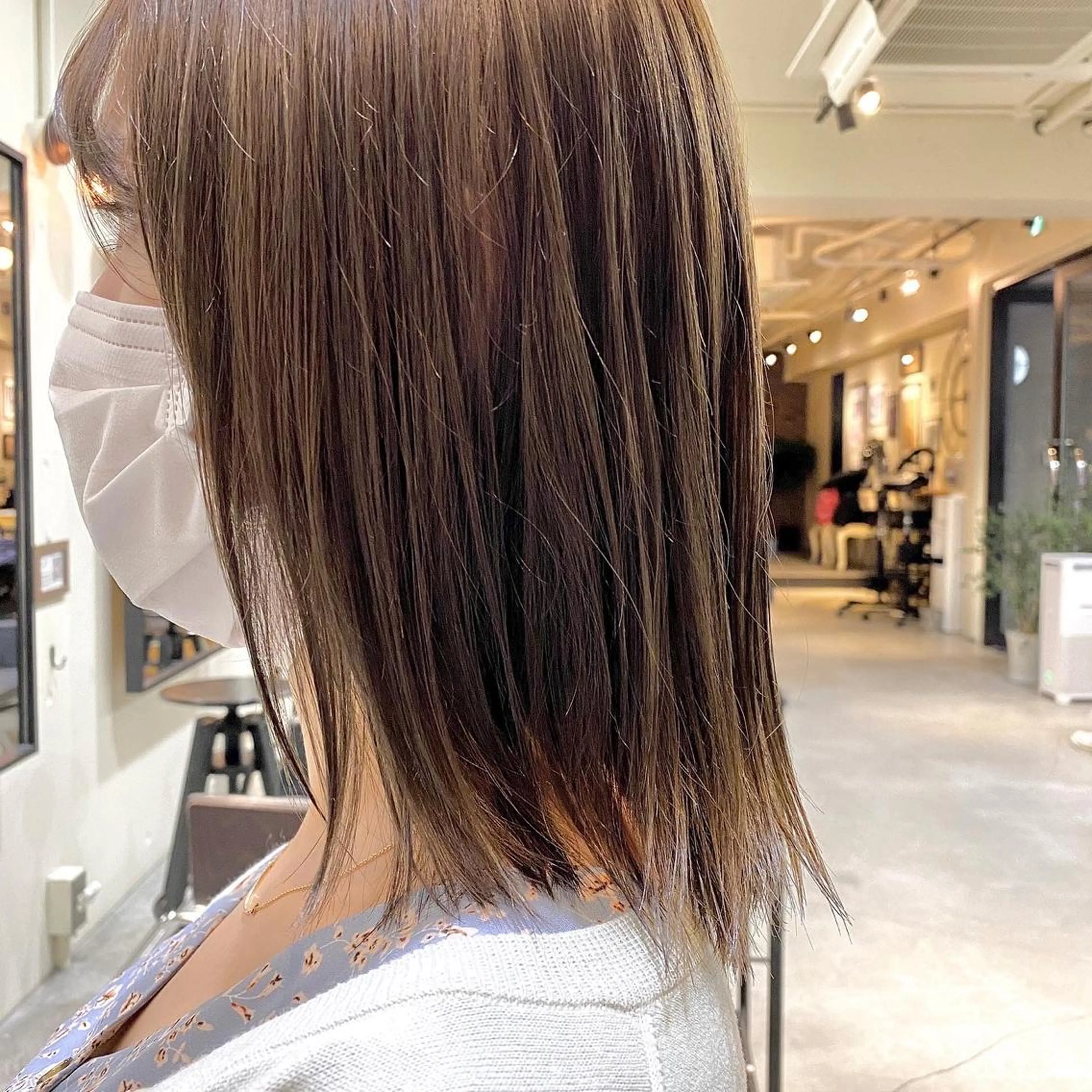 ミディアム カラー ヘアアレンジ 【ダメージレス施術】 【透明感】北村 拓也のヘアスタイル