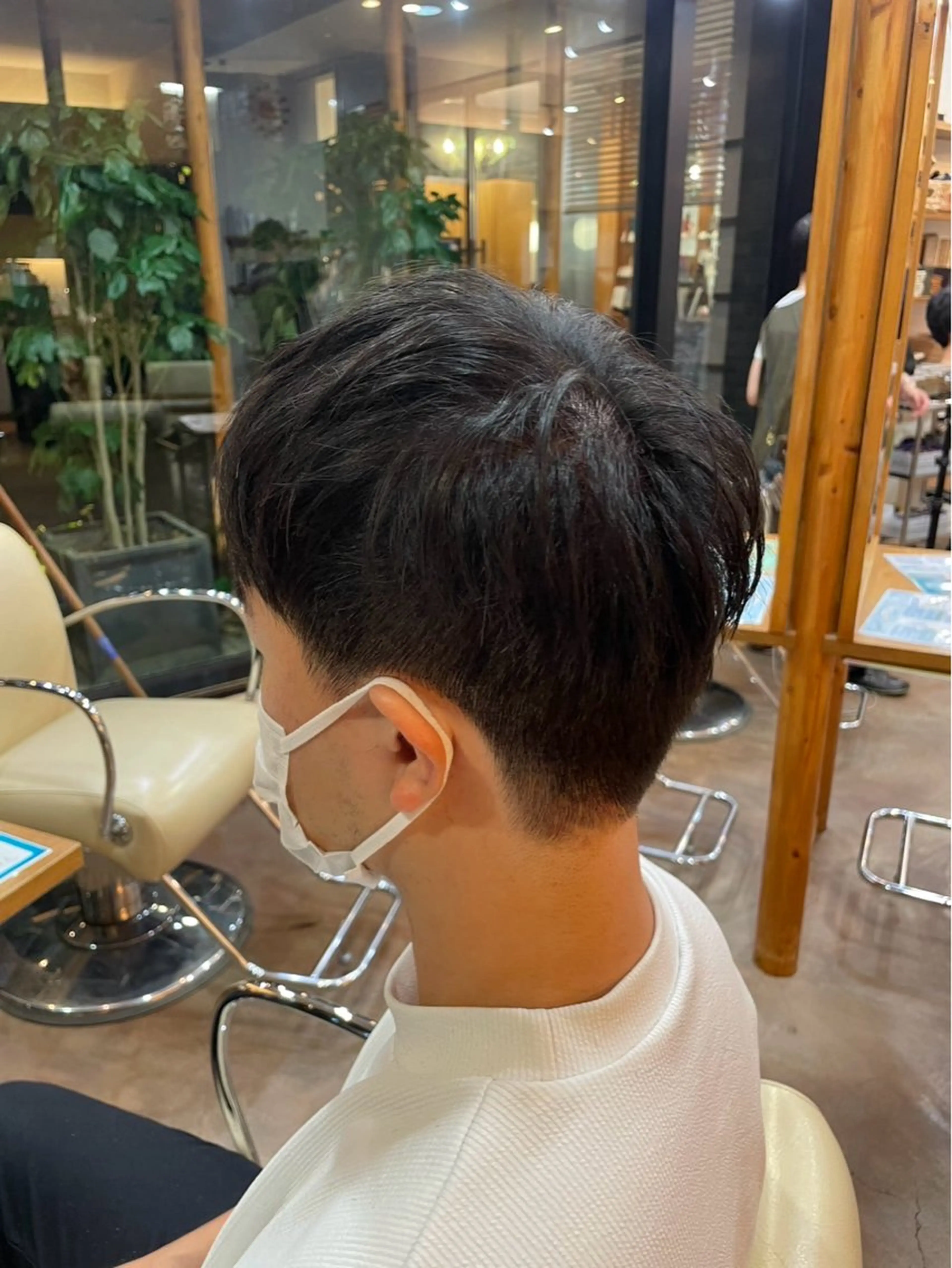 メンズ シミズ チハルのヘアスタイル