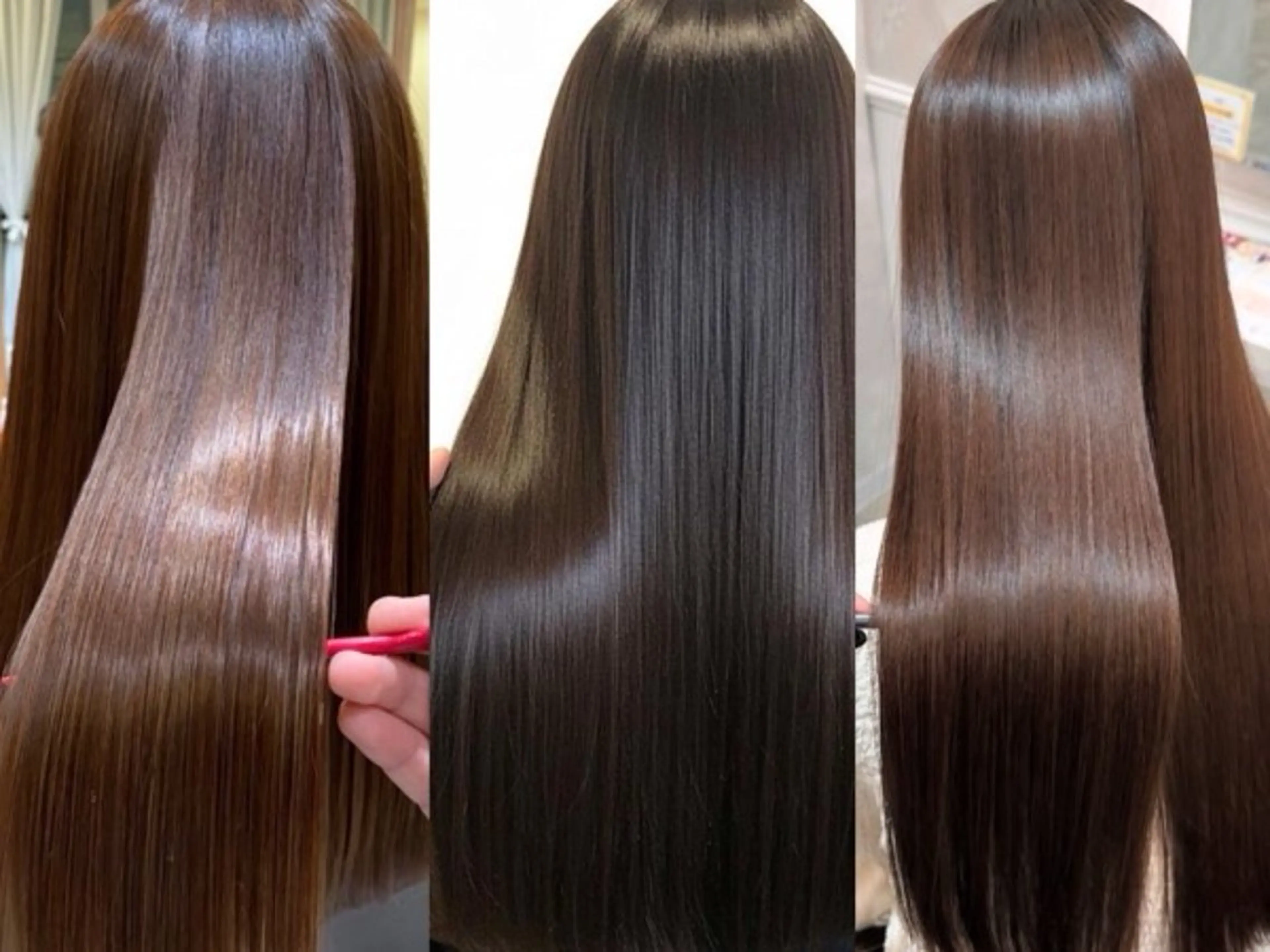 【春にぴったり☘️】カット＋艶髪ストレートパーマ¥20000の写真