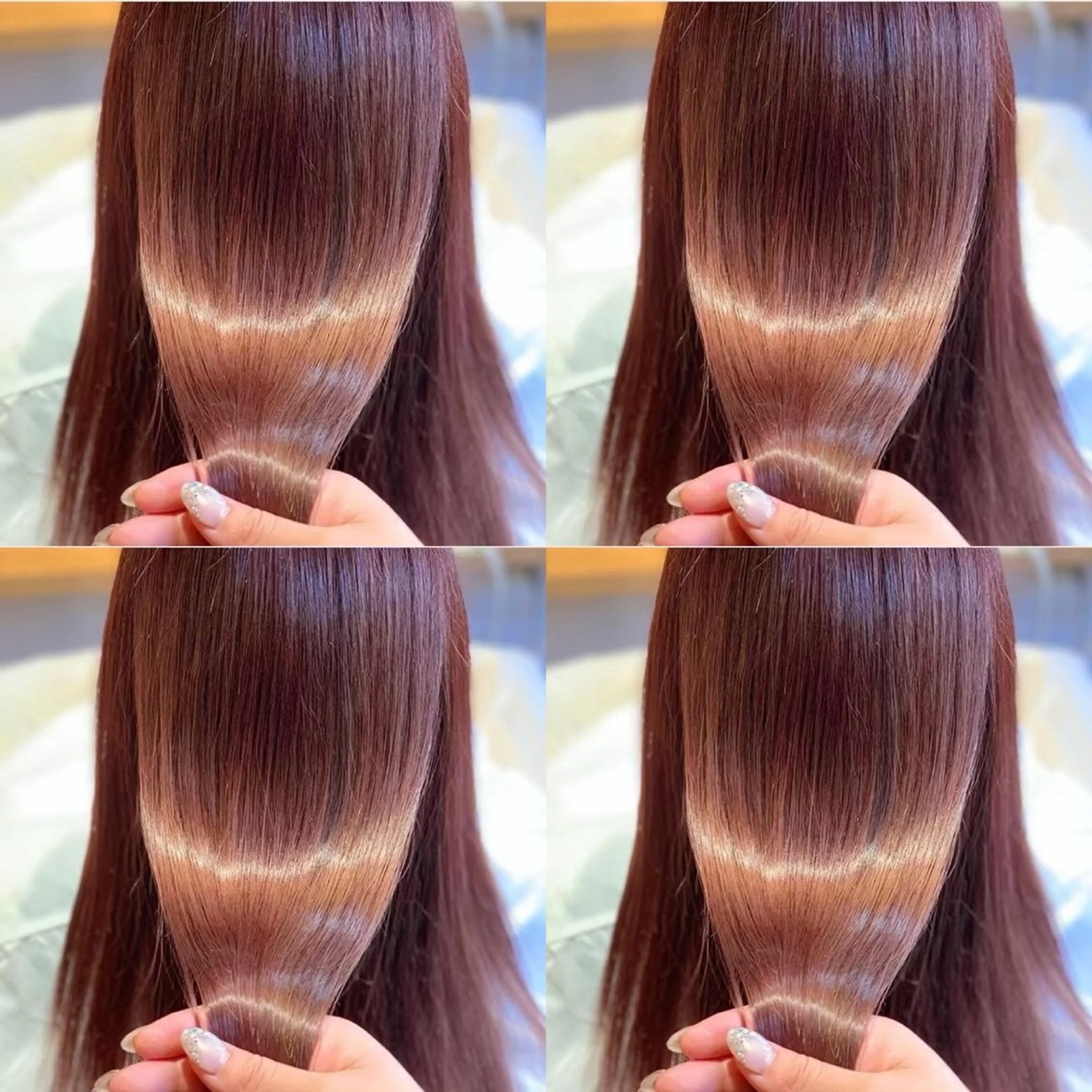 ロング カラー ヘアカラー トリートメント 髪質改善 艶髪カラー エクステ かいり✂️のヘアスタイル