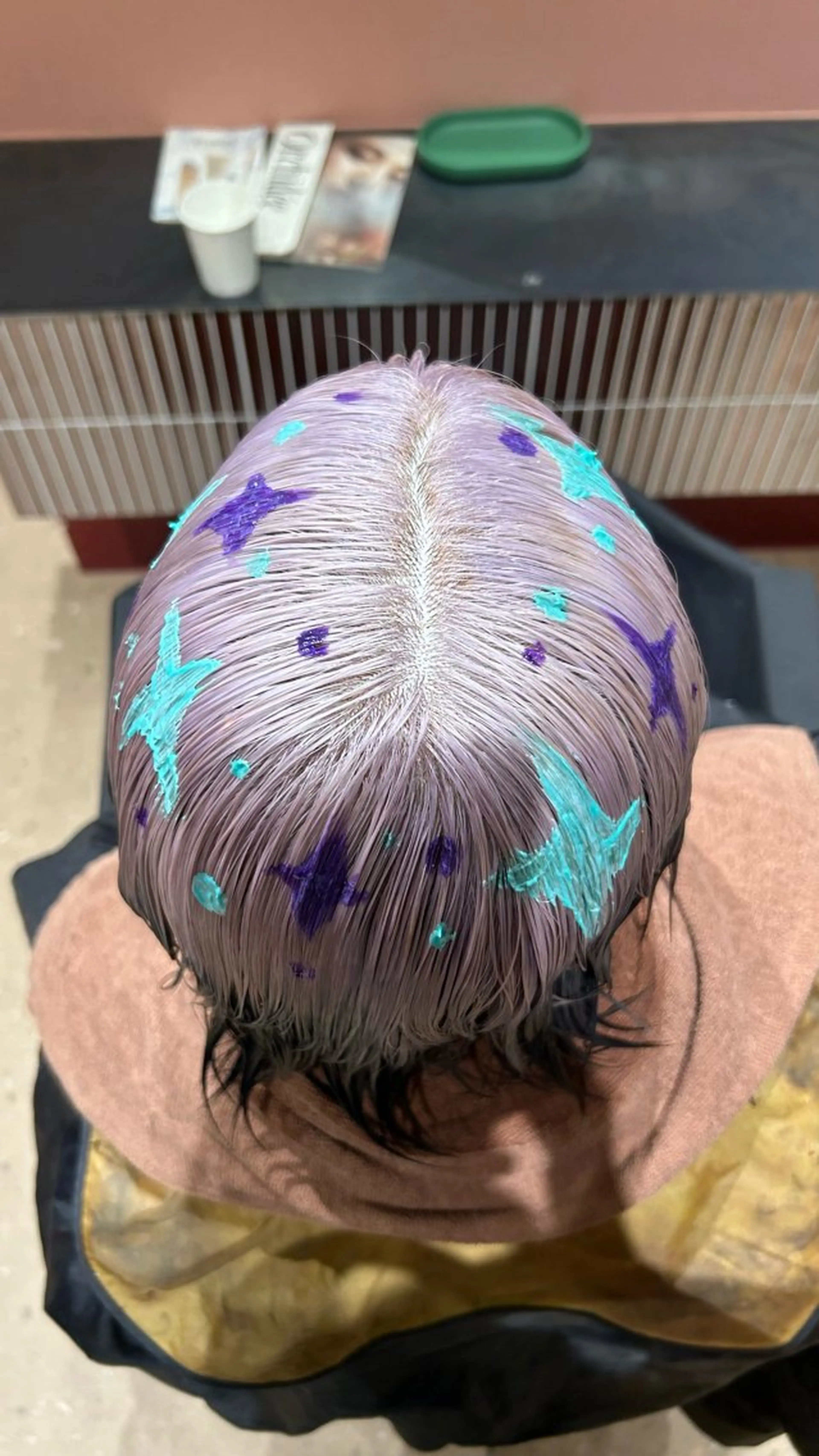 ショート カラー デザインカラー cope’u ROWEN所属・🪽デザインカラー/ ブリーチ/陽向🪽のヘアスタイル