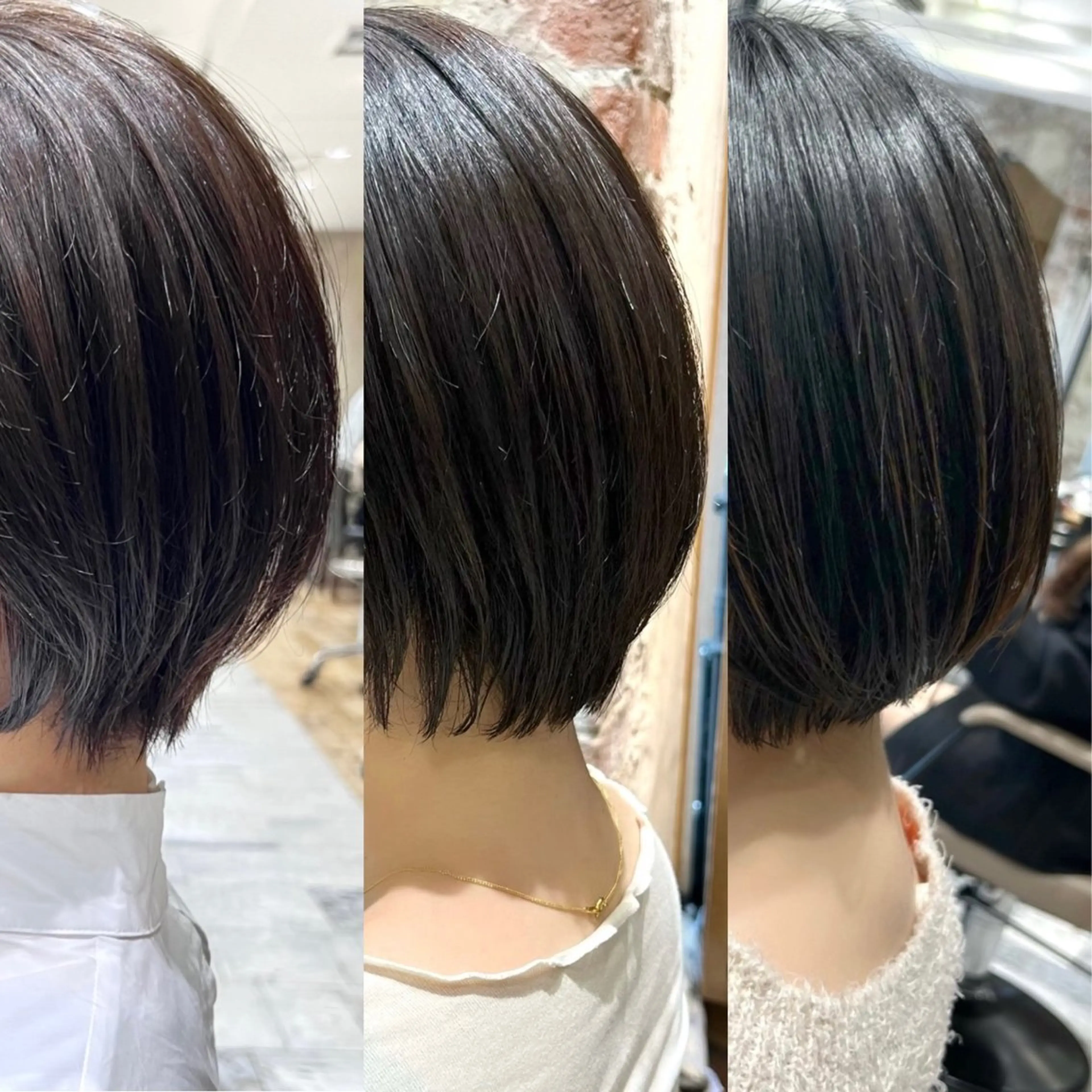 ショート カラー カット ヘアカラー トリートメント 💍新宿ショート 💍岩田莉奈のヘアスタイル