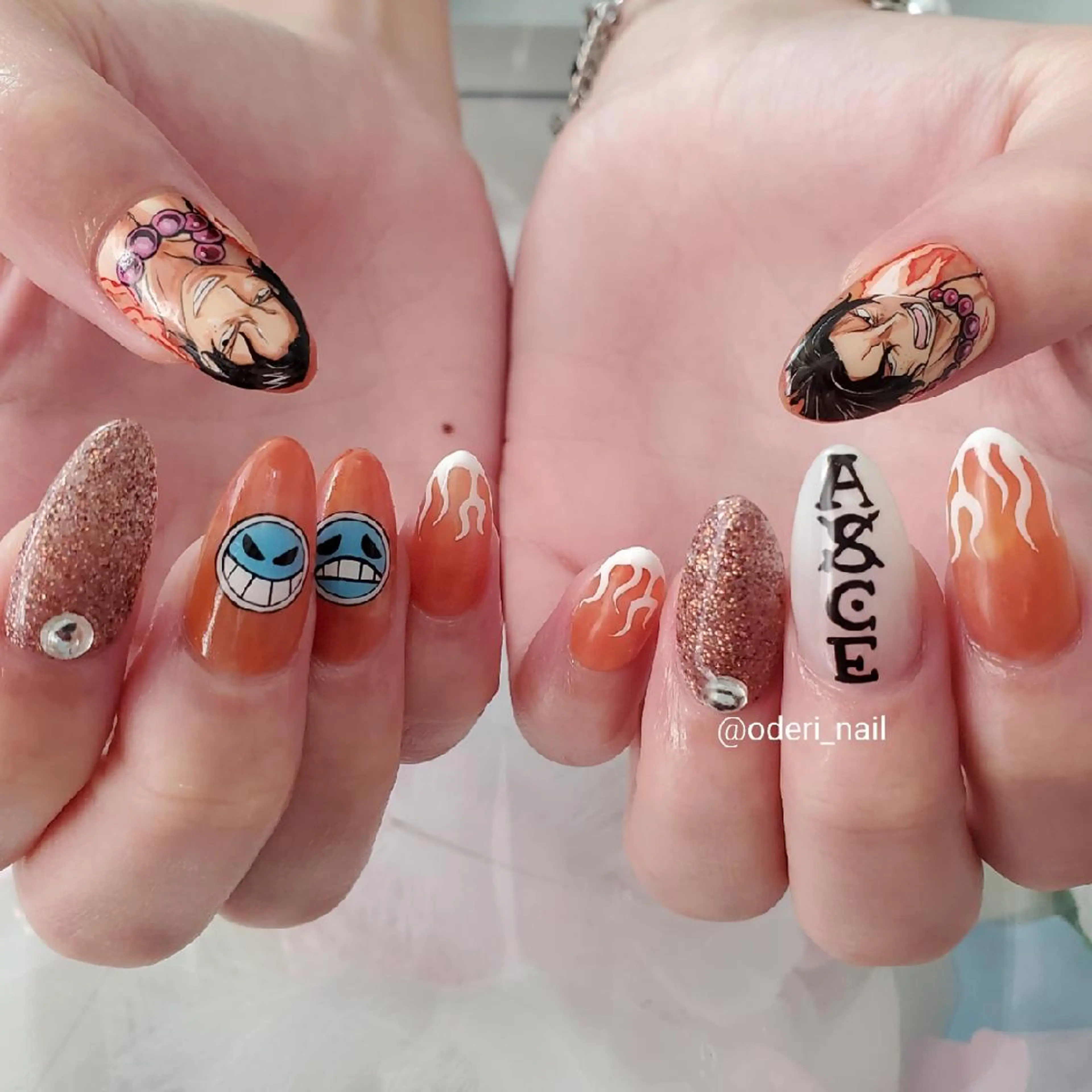 ネイル アートネイル ジェルネイル おで@ oderi_nailのネイルデザイン