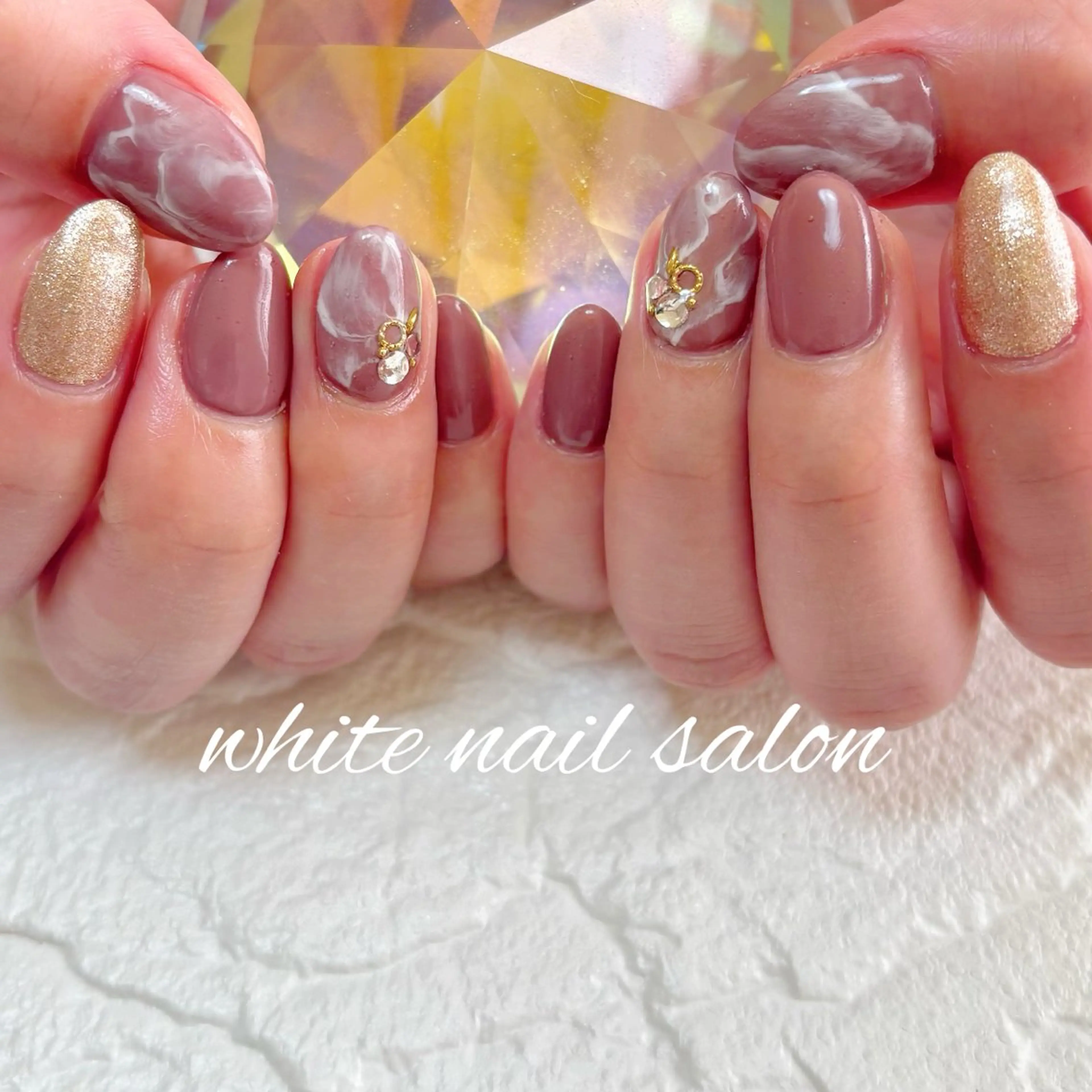 ネイル フットネイル ハンドネイル white nail salonのネイルデザイン