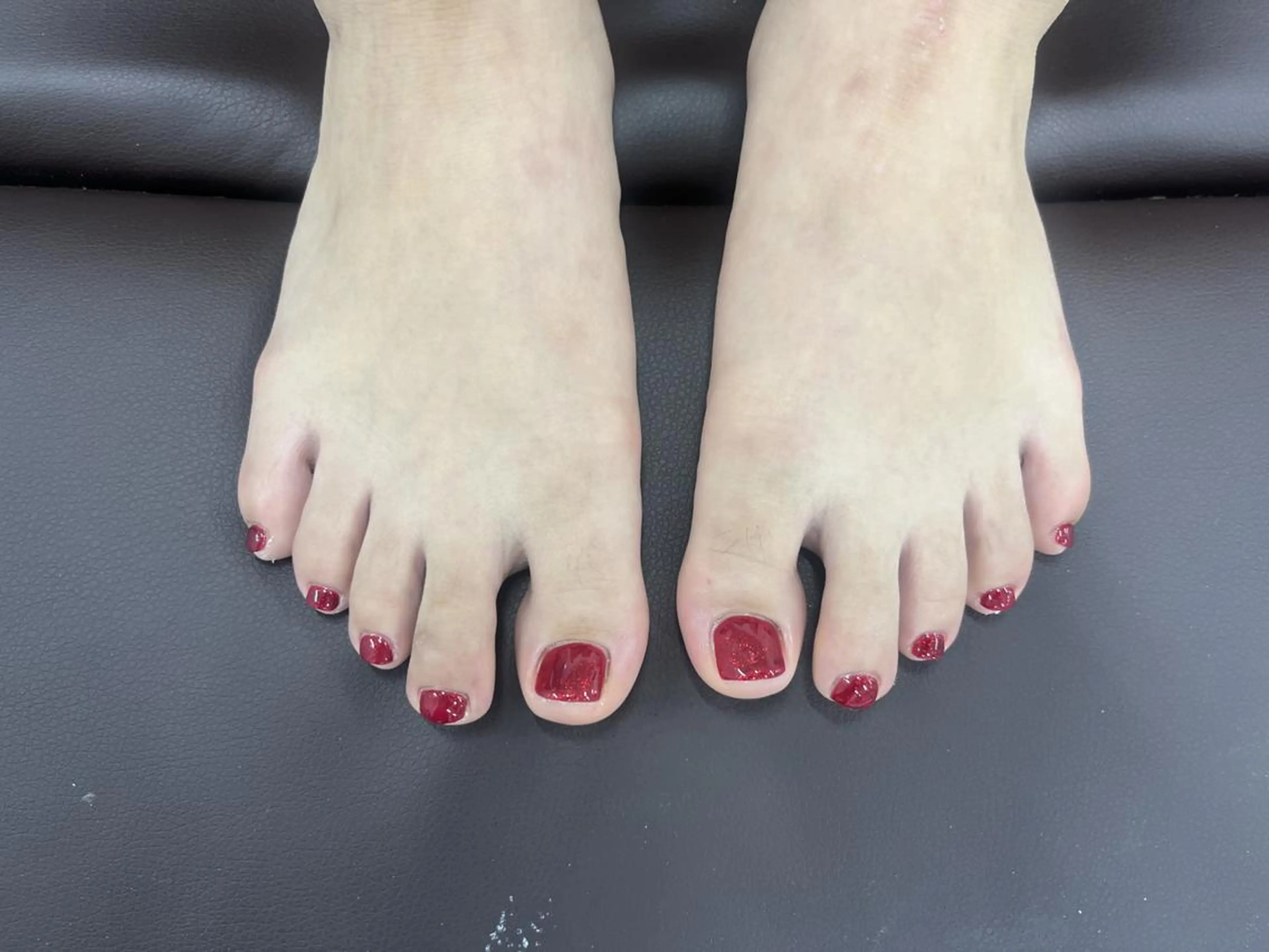 ネイル 長さ出し ジェルネイル 韓国ネイル ラメ(グリッター) ラメグラデーション ダイ ゲンゲンのネイルデザイン