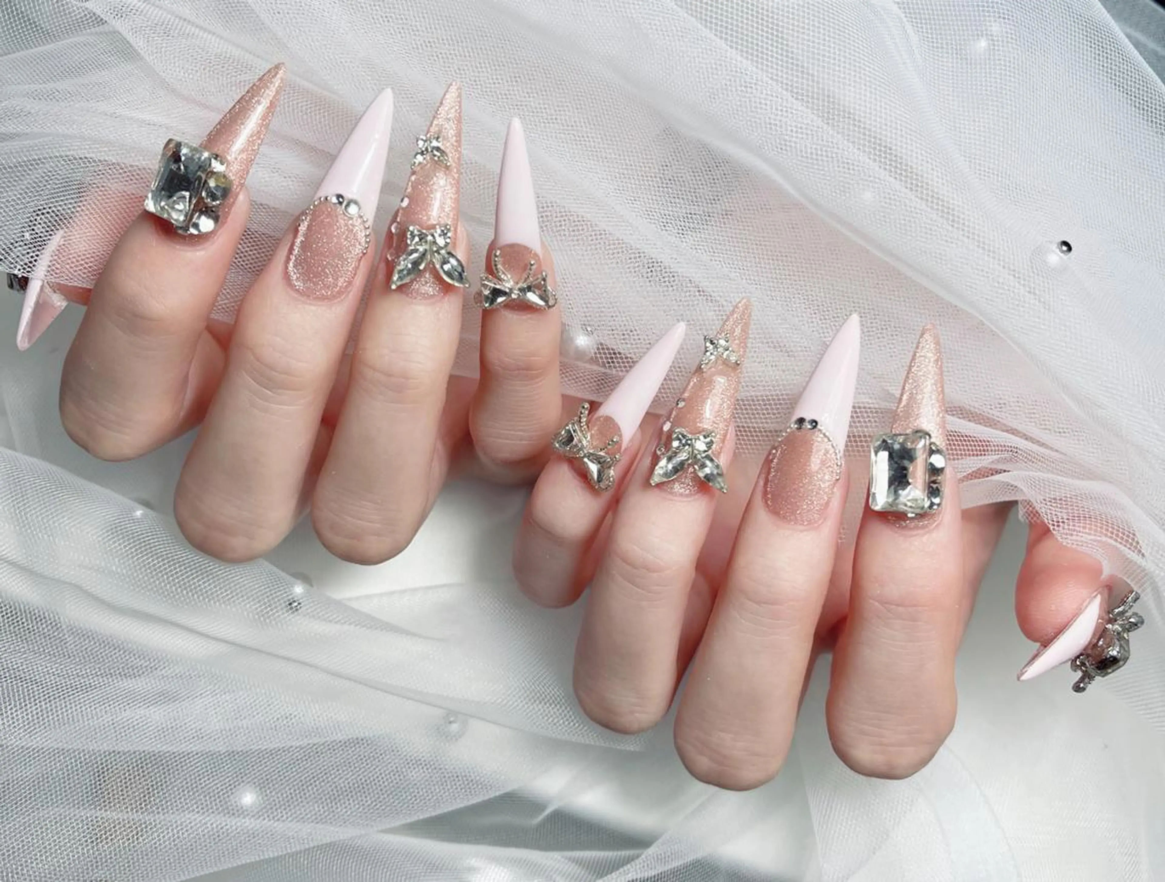 ネイル アートネイル 韓国ネイル 持ち込み ワンホンネイル ハンドネイル Lenie Nailsのネイルデザイン