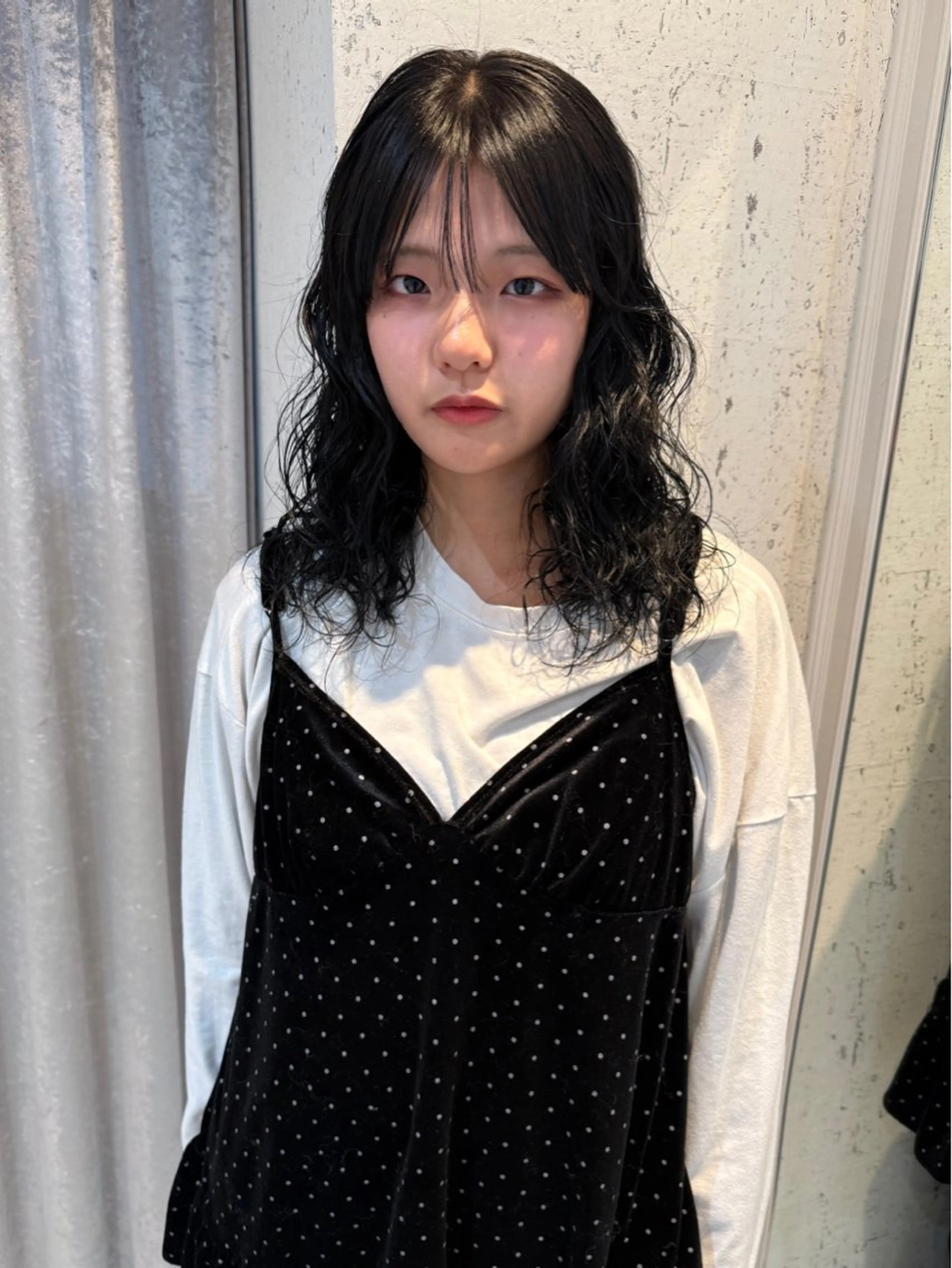 ミディアム カラー パーマ カット ヘアカラー パーマ トリートメント mai / linoah˚✧のヘアスタイル