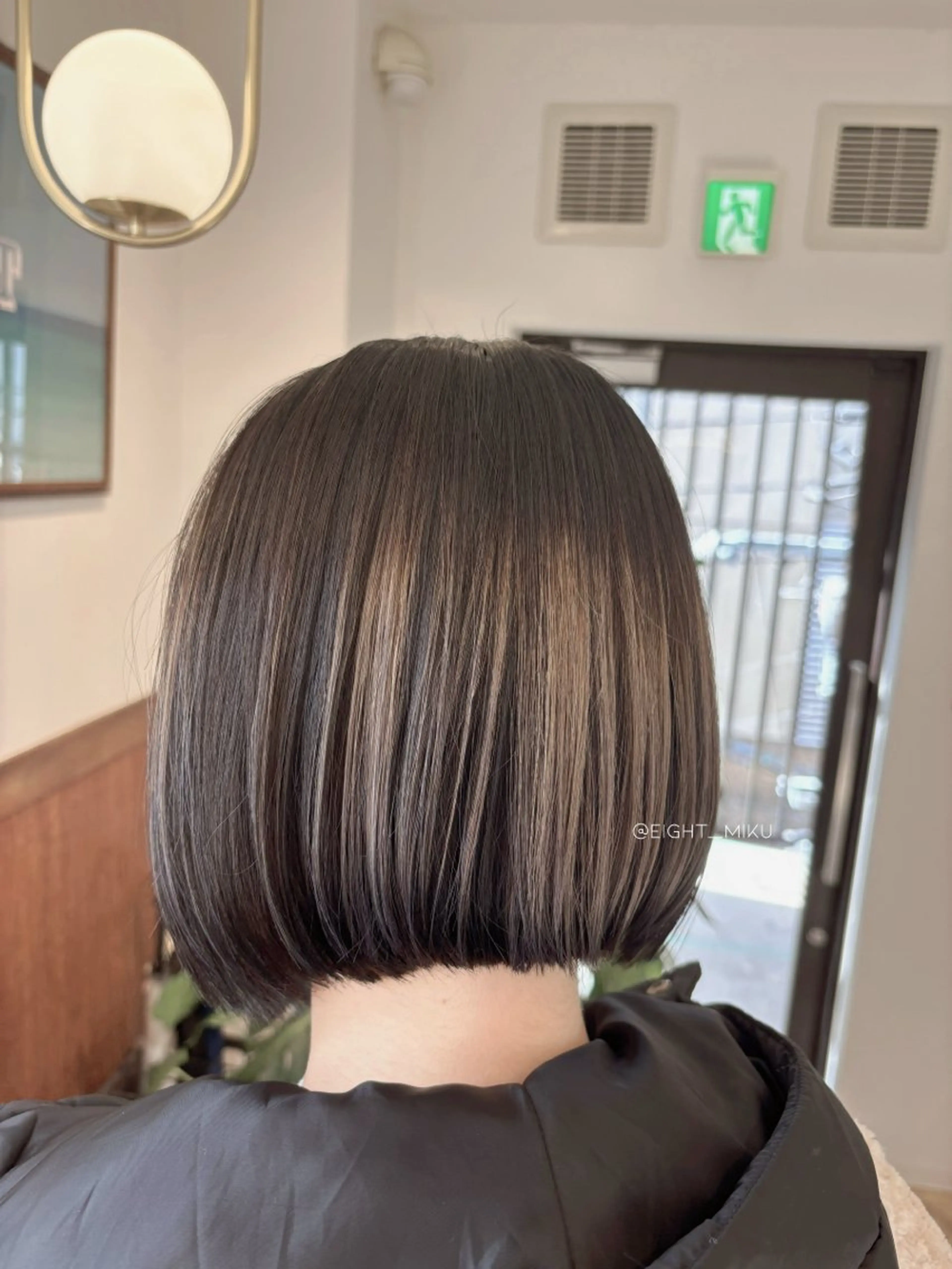 カラー グラデーションカラー miku🖤名駅￤顔 周り￤ヘアケアのヘアスタイル