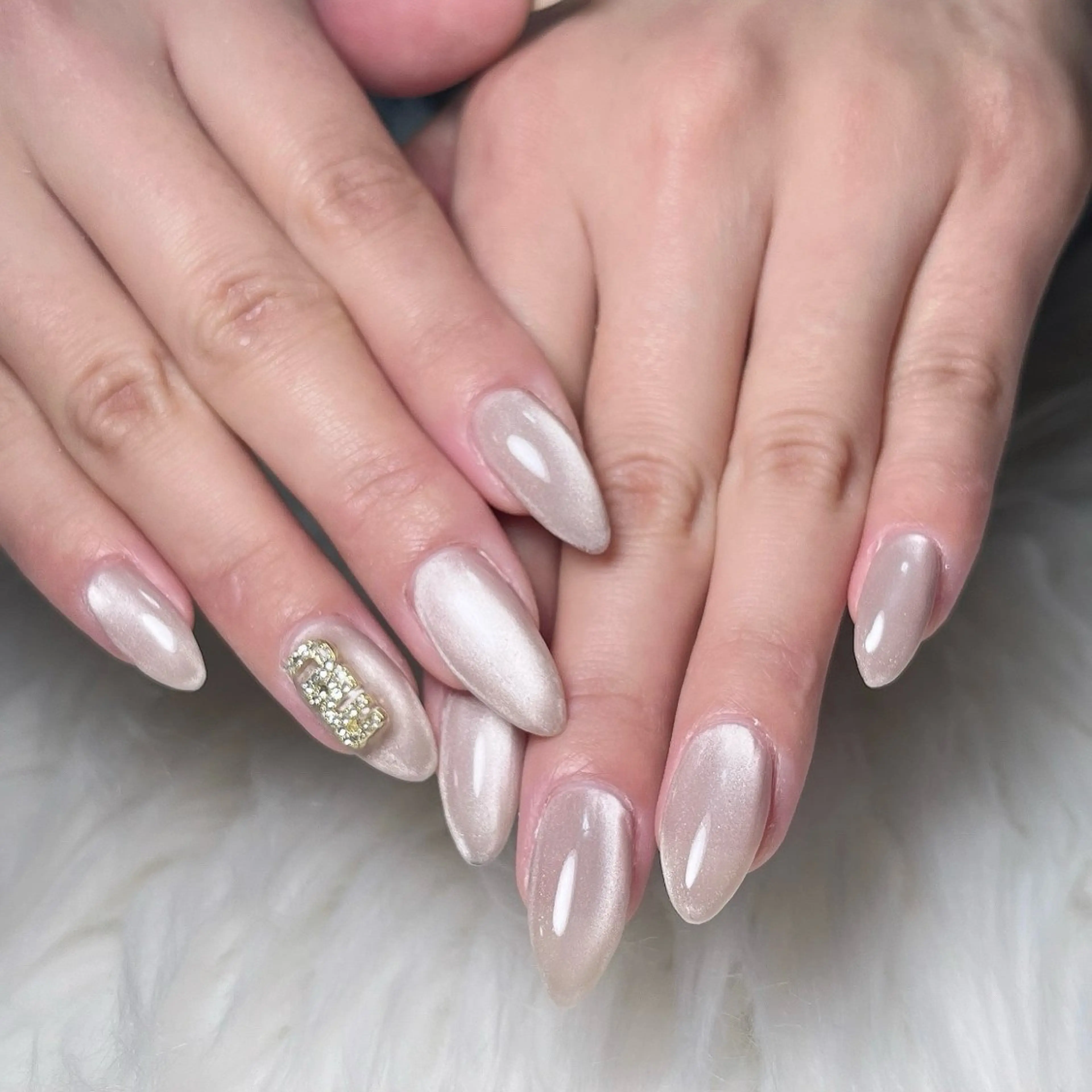 ネイル 韓国ネイル ラメ(グリッター) 持ち込み 🐕🦺Yappy 💗A-tanのネイルデザイン