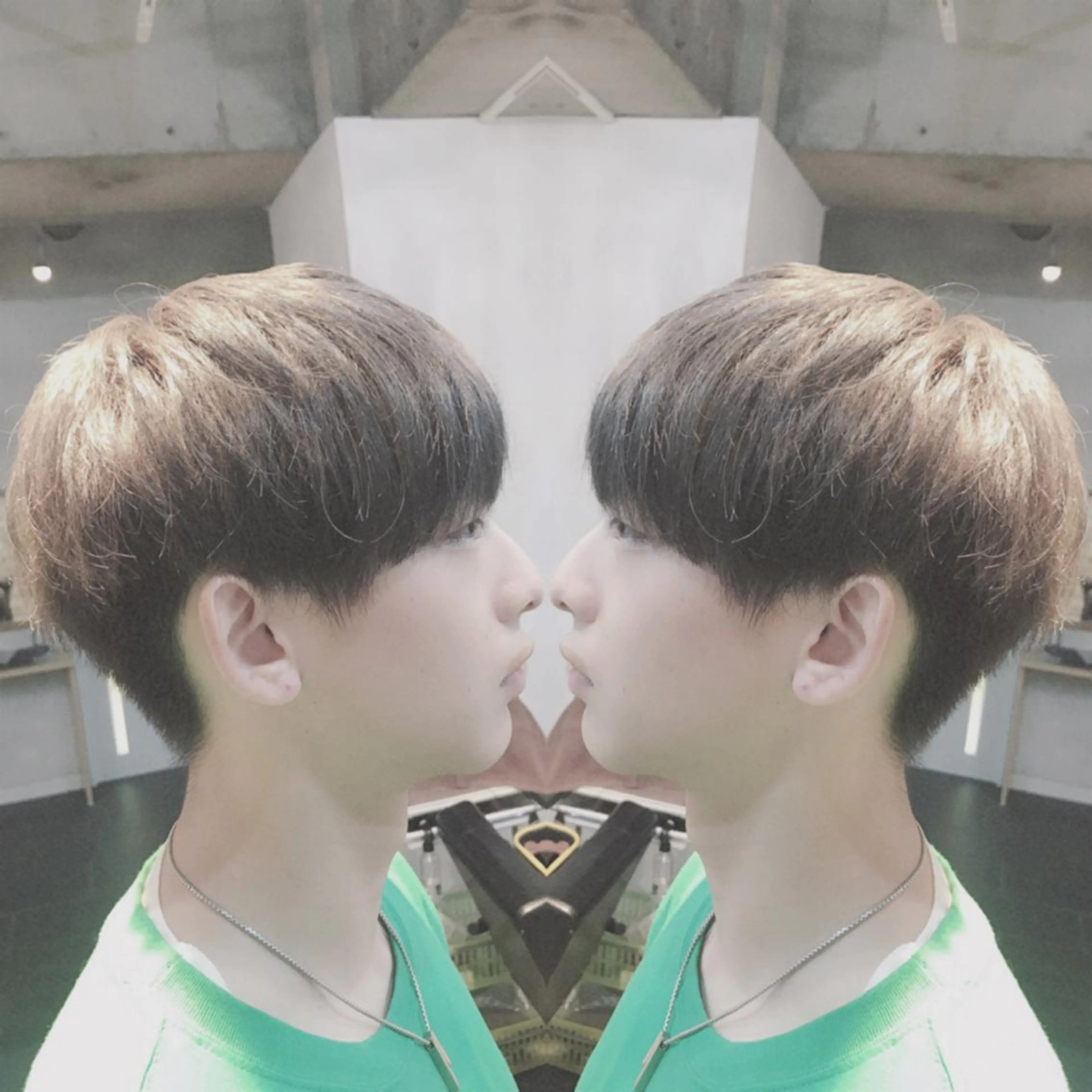 ショート カラー メンズ カット ヘアカラー トリートメント 重政 和樹のヘアスタイル