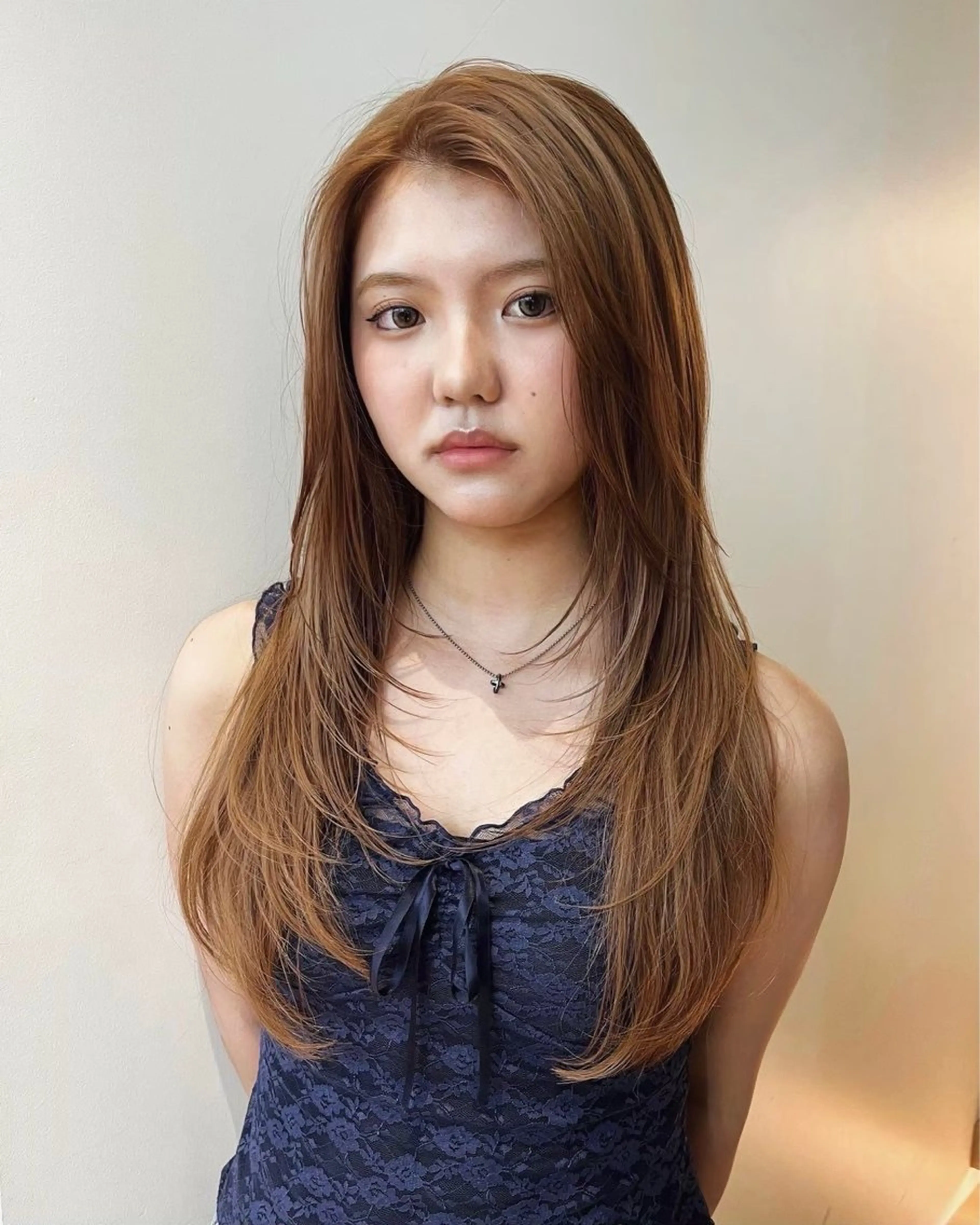 カラー ヘアカラー デザイン/ハッシュ レイヤー/senaのヘアスタイル