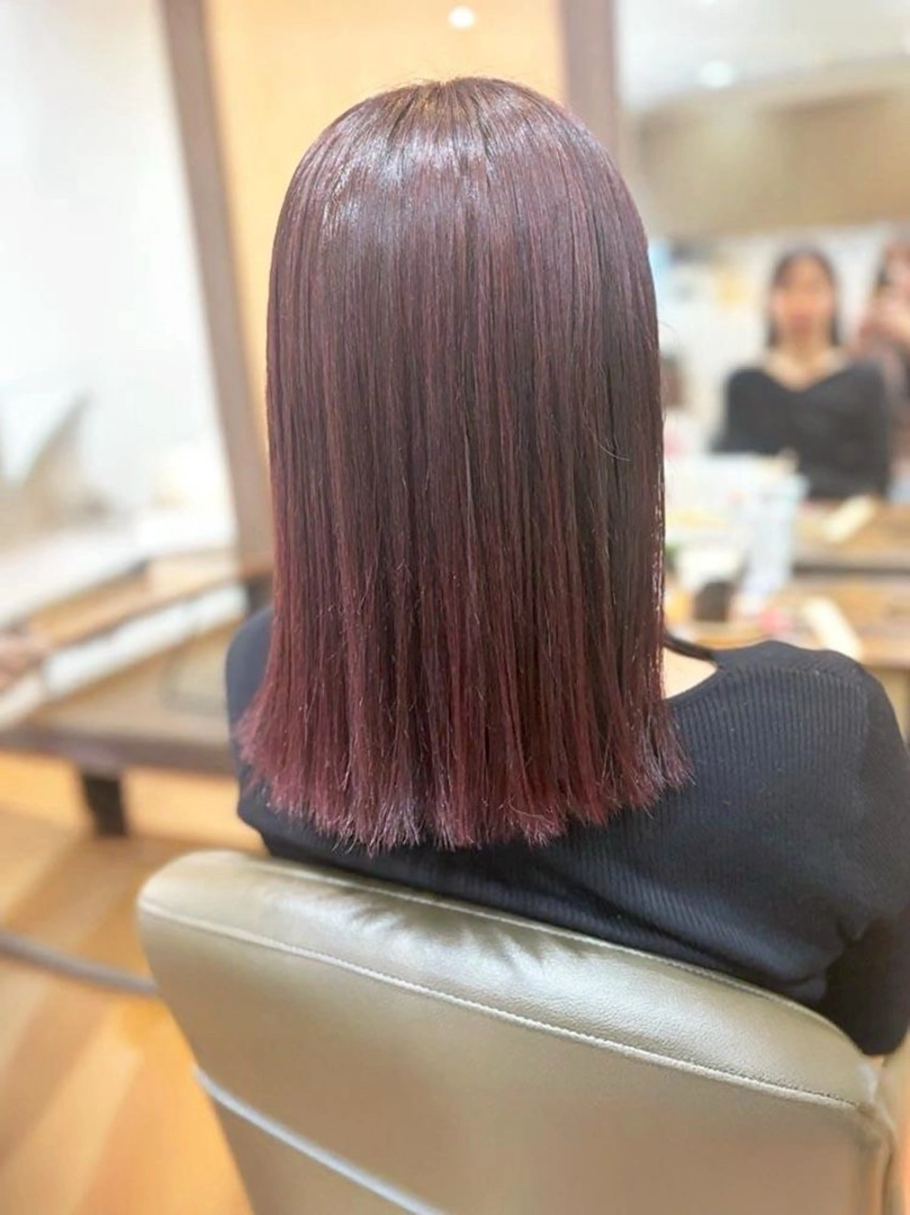 ロング MOLLASALON 浅香山店所属・髪質改善カラー 縮毛矯正🤍辻桃加のヘアスタイル