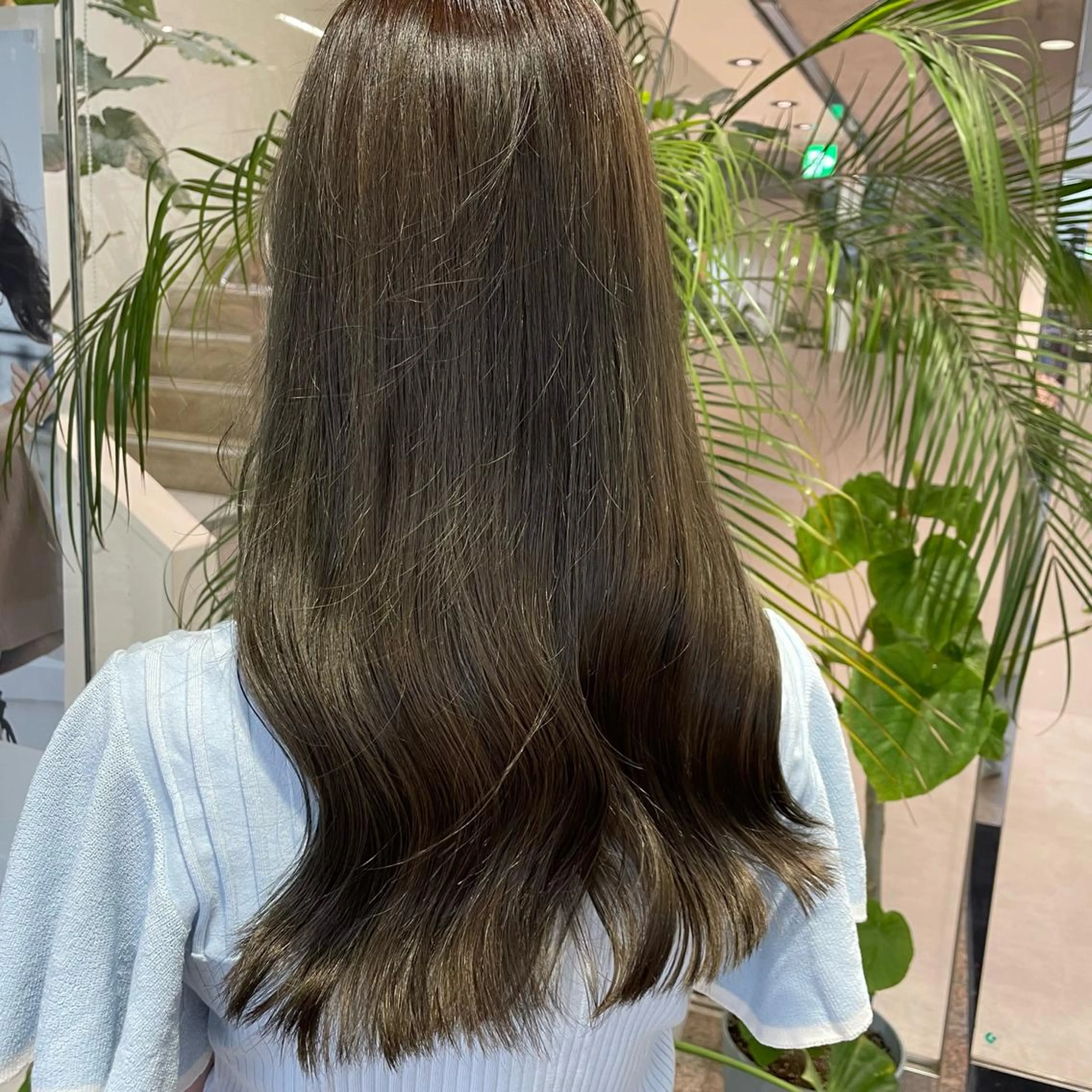 ロング カラー オリーブカラー ヘアカラー トリートメント ピンクカラー🎀/ ミルクティー🍼花音のヘアスタイル