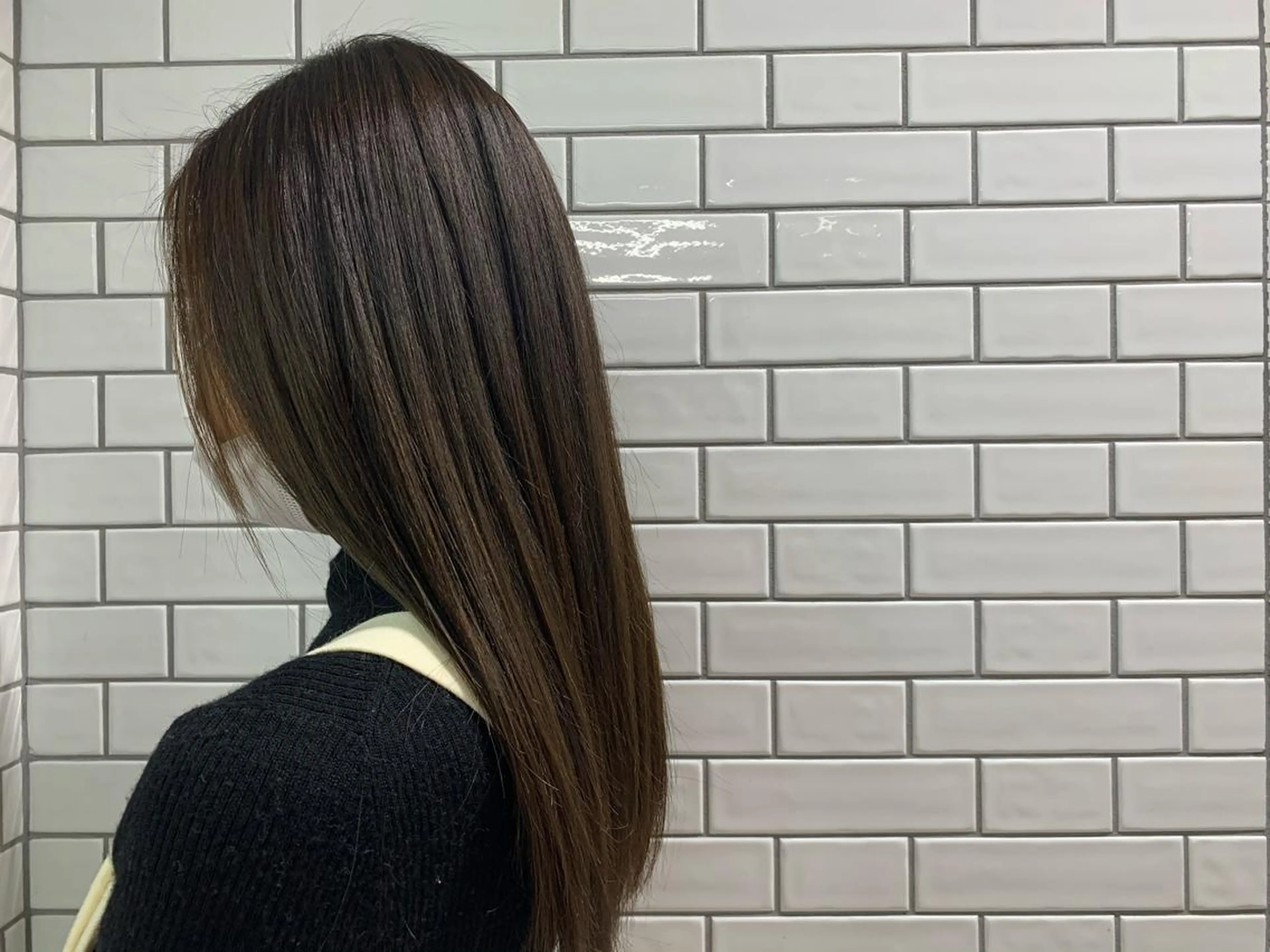 セミロング カラー 💎艶髪💎縮毛矯正 /髪質改善/ひかるのヘアスタイル