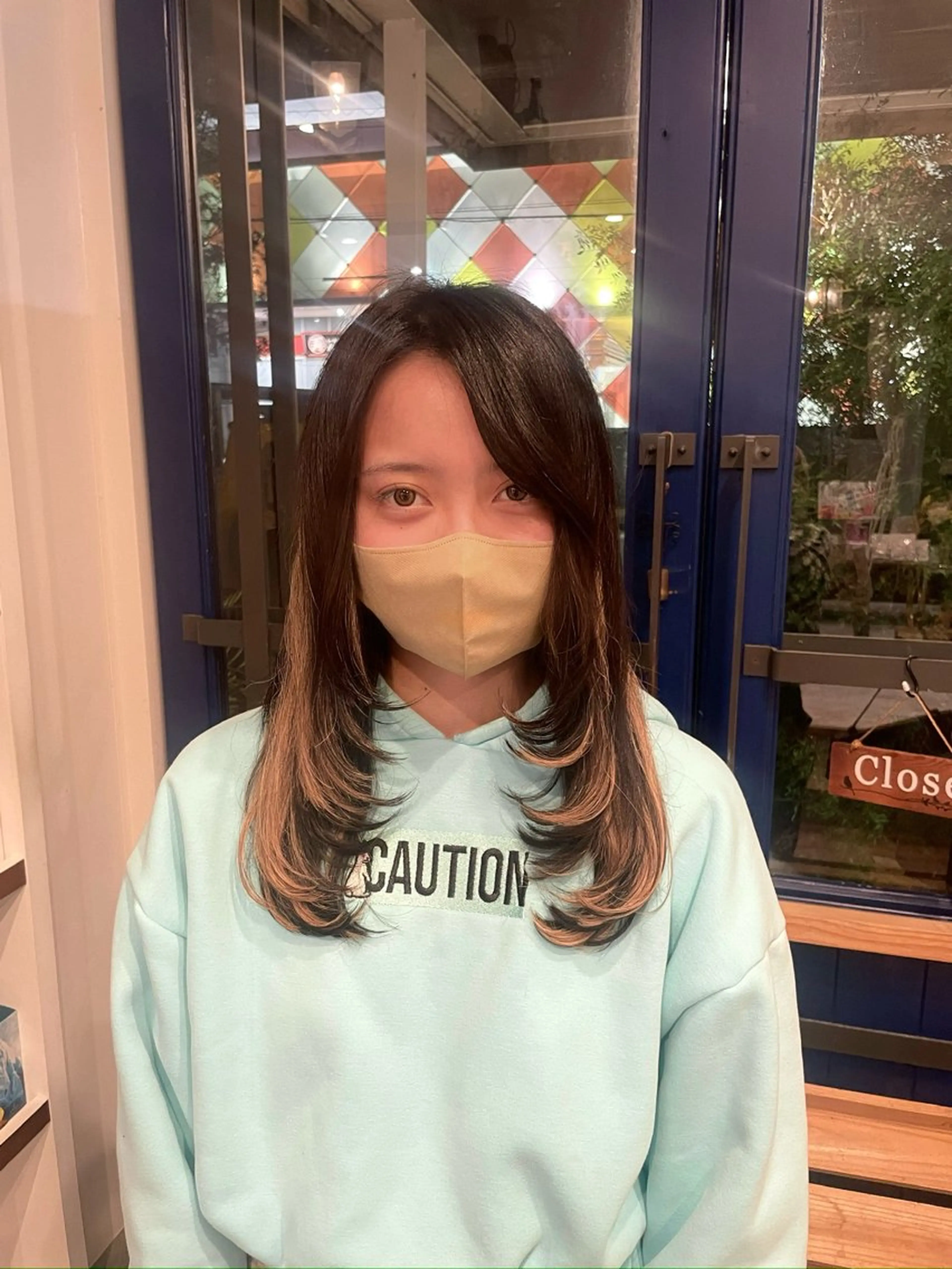 ロング エクステ ウルフカット 増田 ルナのヘアスタイル