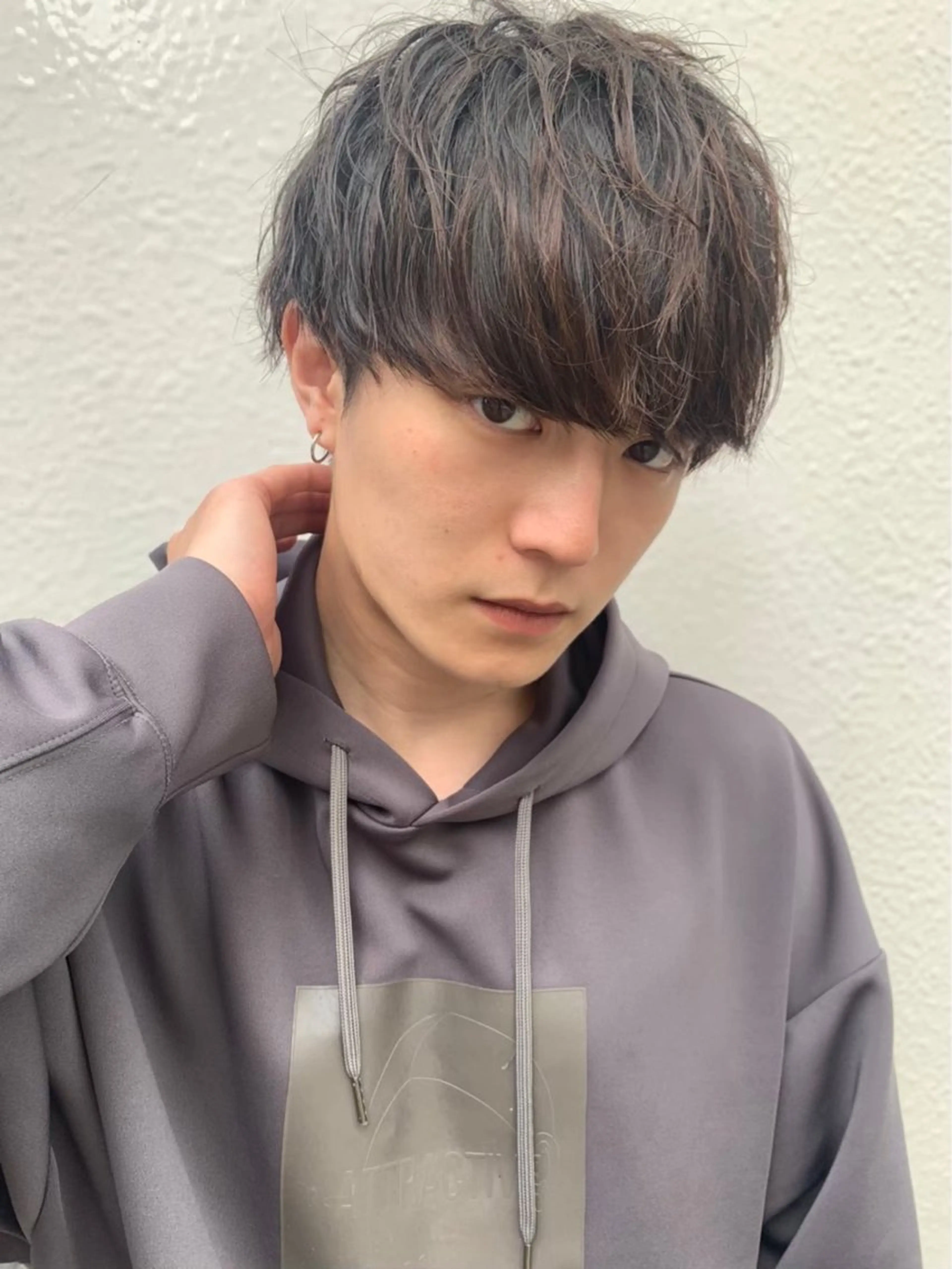 メンズ シャドウパーマ/ 波巻きパーマ/三鷹のヘアスタイル