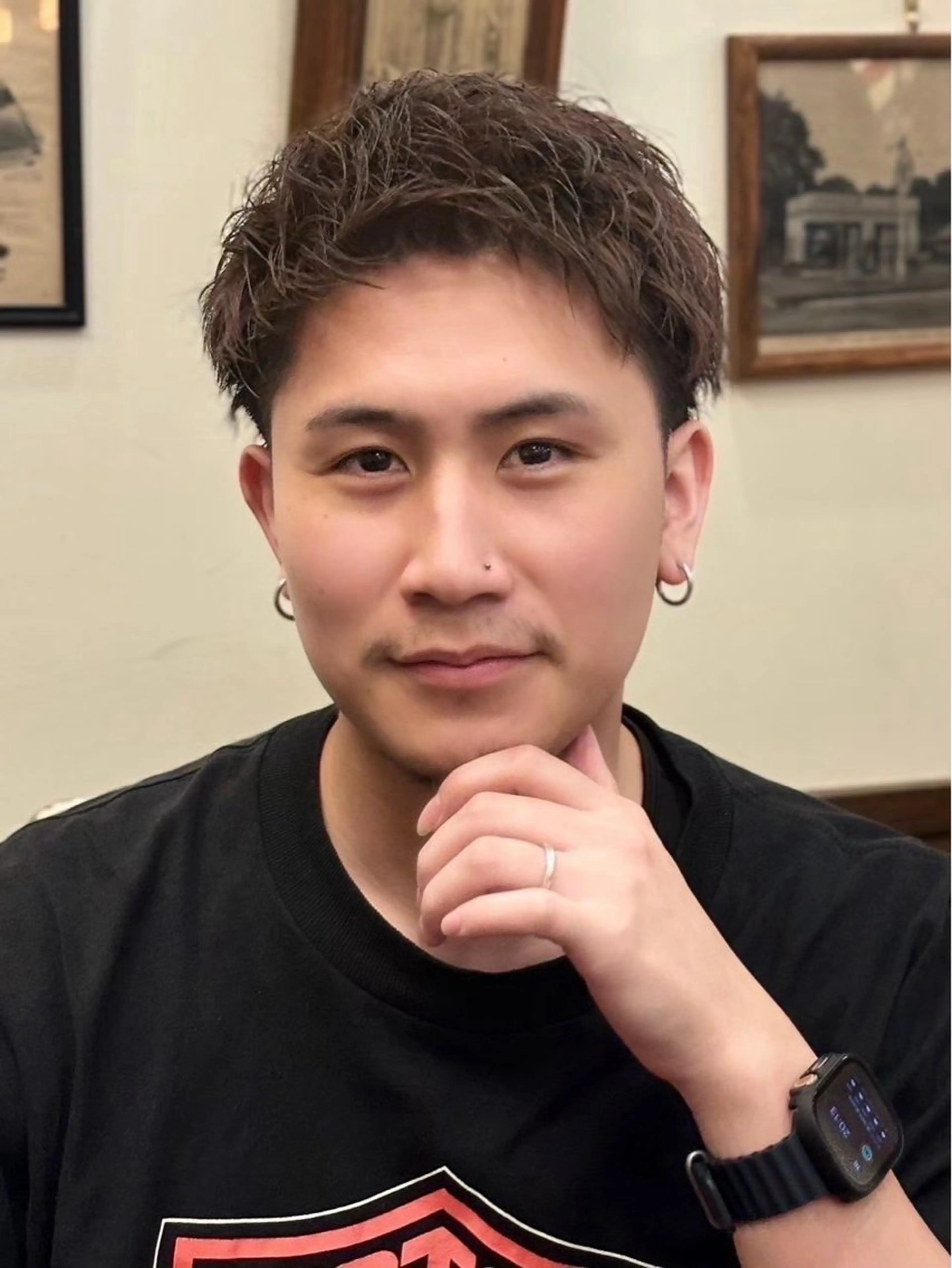 ショート 阿賀 佑季のヘアスタイル