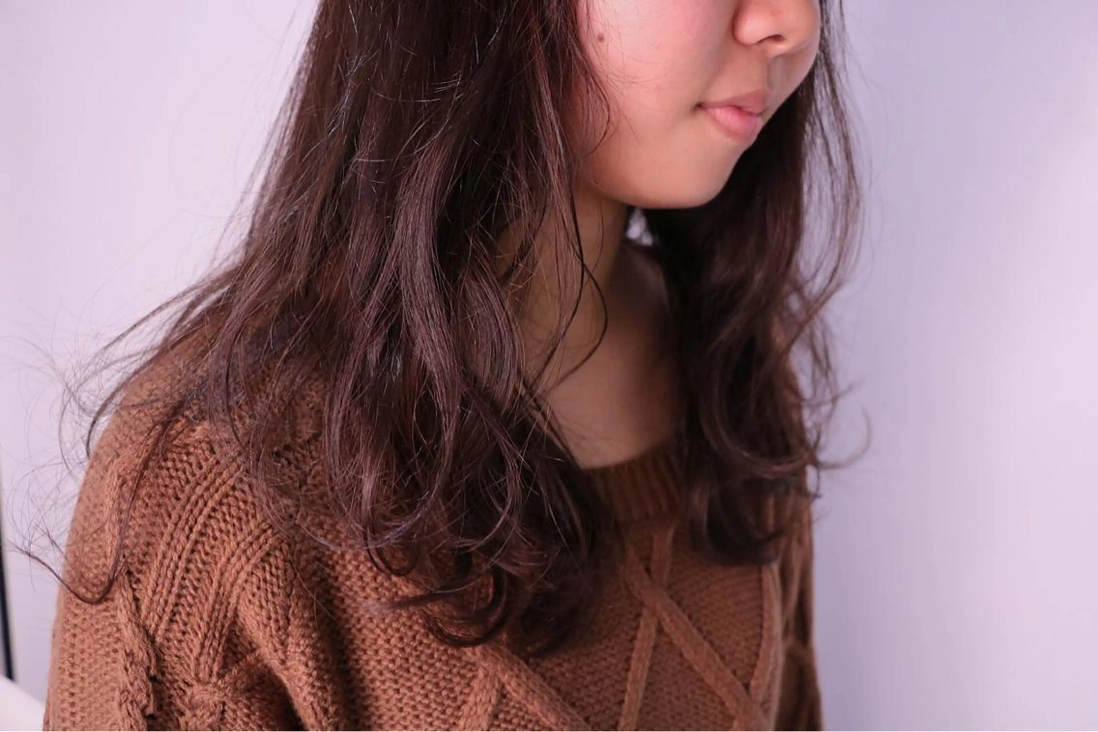 ミディアム セミロング soins de MaLilyのヘアスタイル