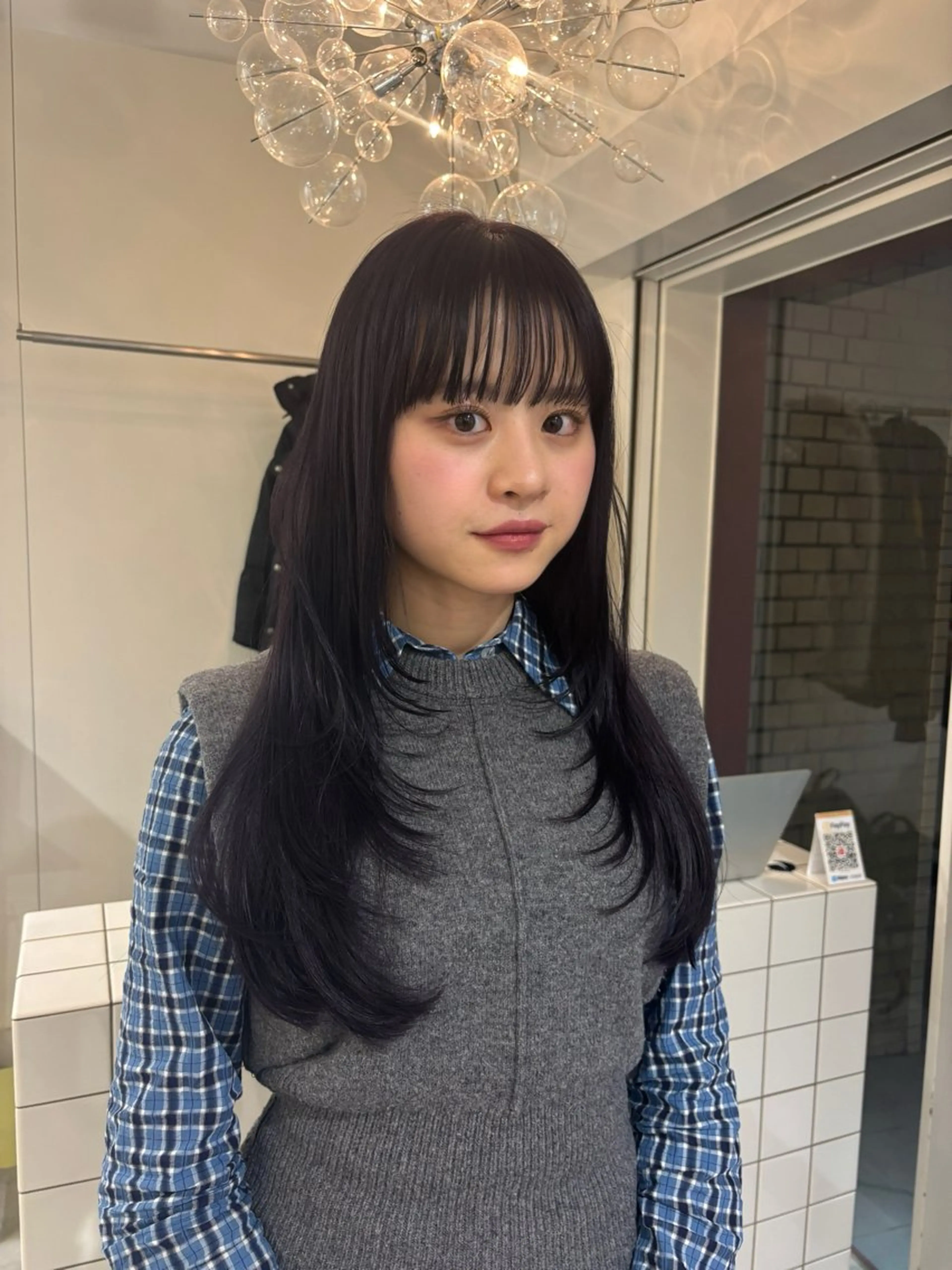 ロング toko / ブリーチなしカラーのヘアスタイル