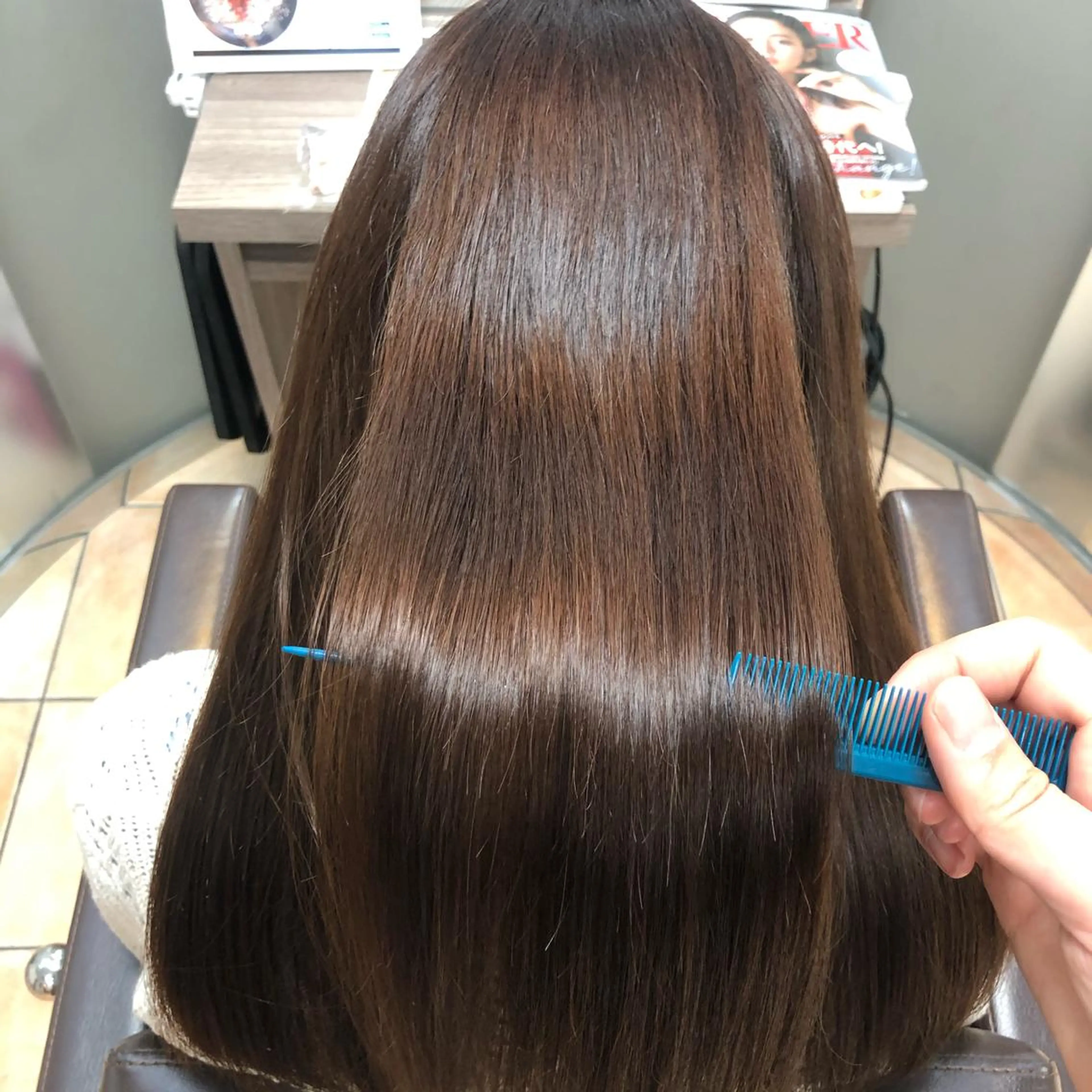 ミディアム 髪質改善 お悩み解決美容師🩷 ♠️ベテランそめやのヘアスタイル