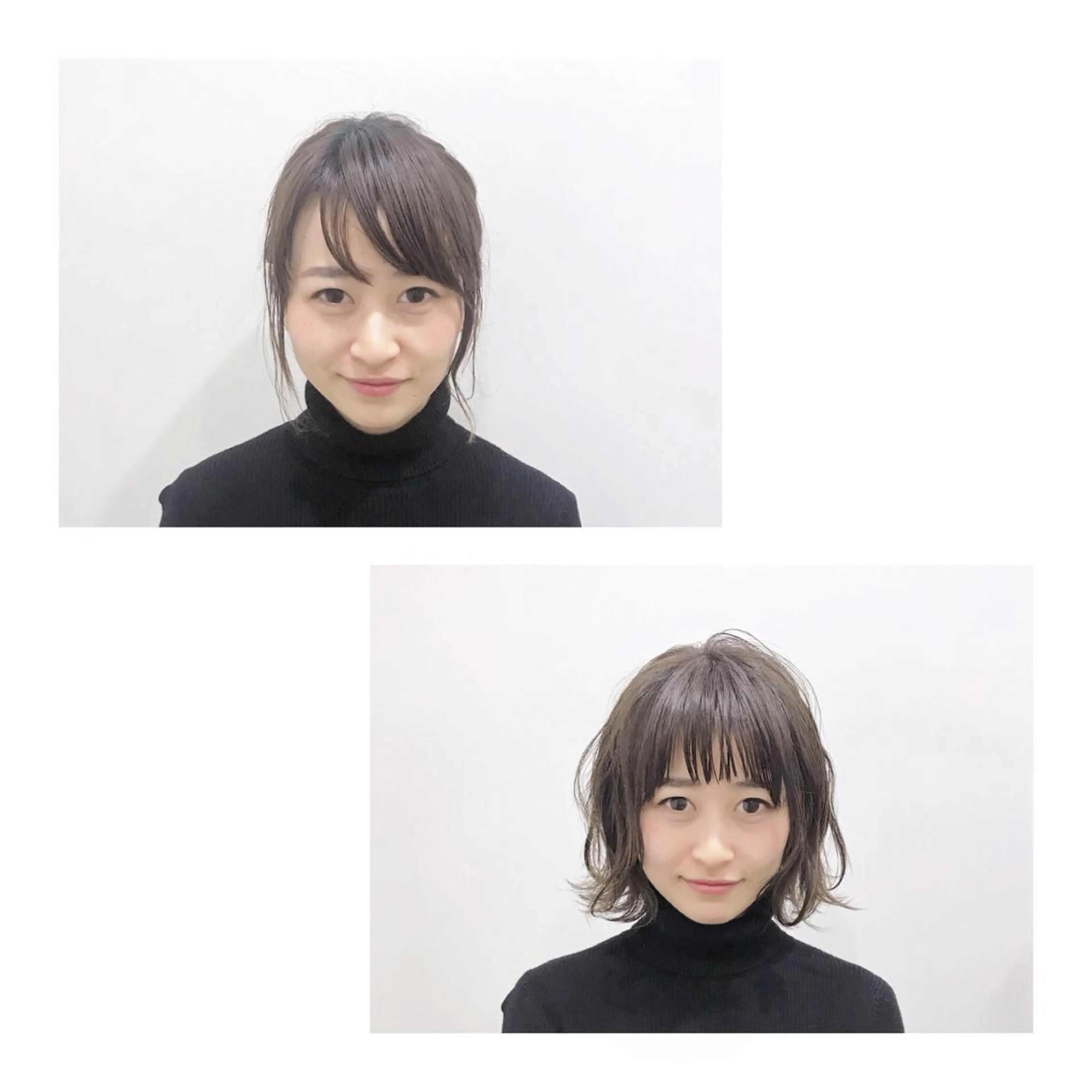 ミディアム 渋谷レイヤーカット❌ 縮毛矯正専門/武田涼のヘアスタイル