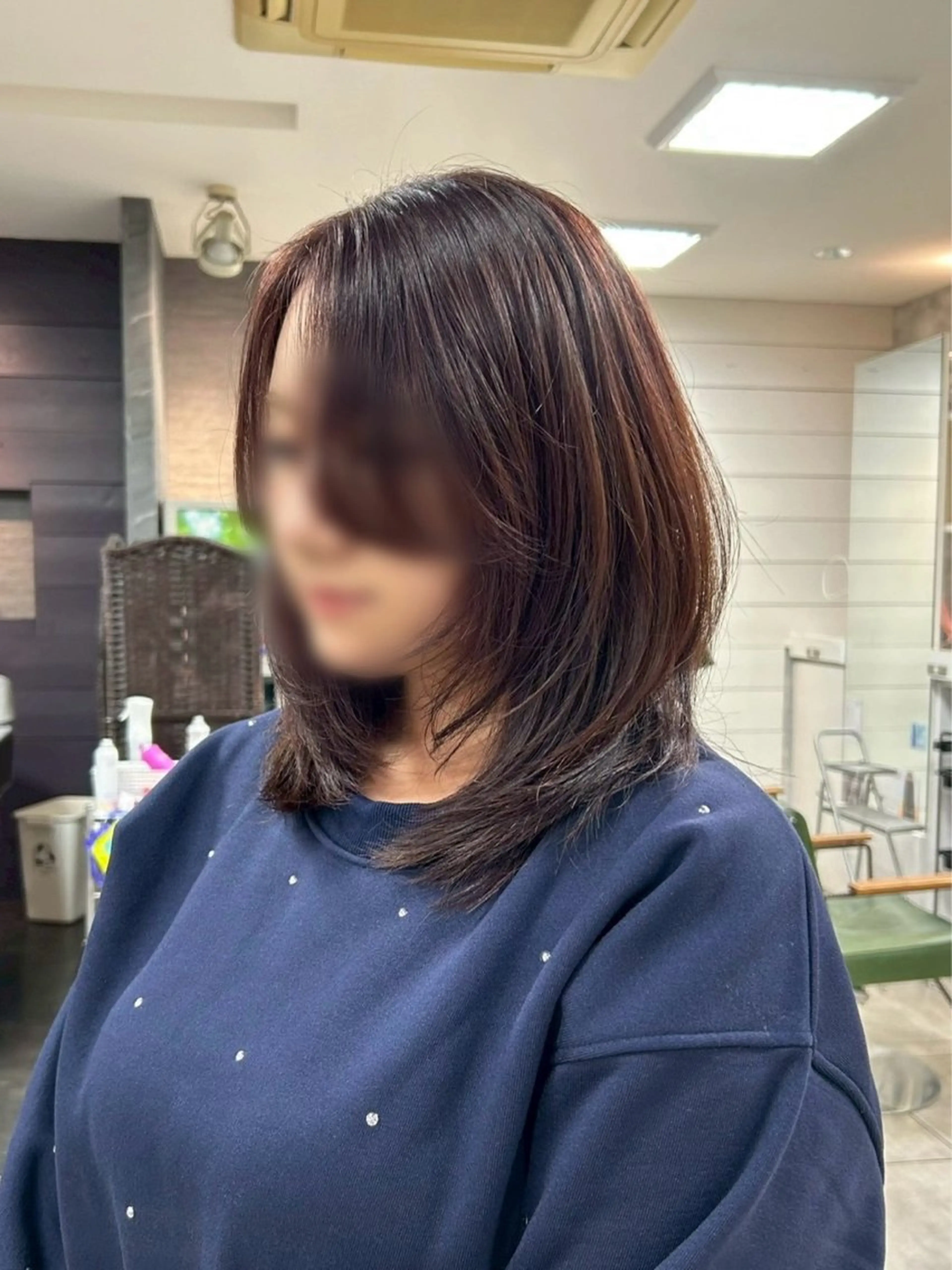 カラー ハイトーンカラー✨ 慶田玲和のヘアスタイル