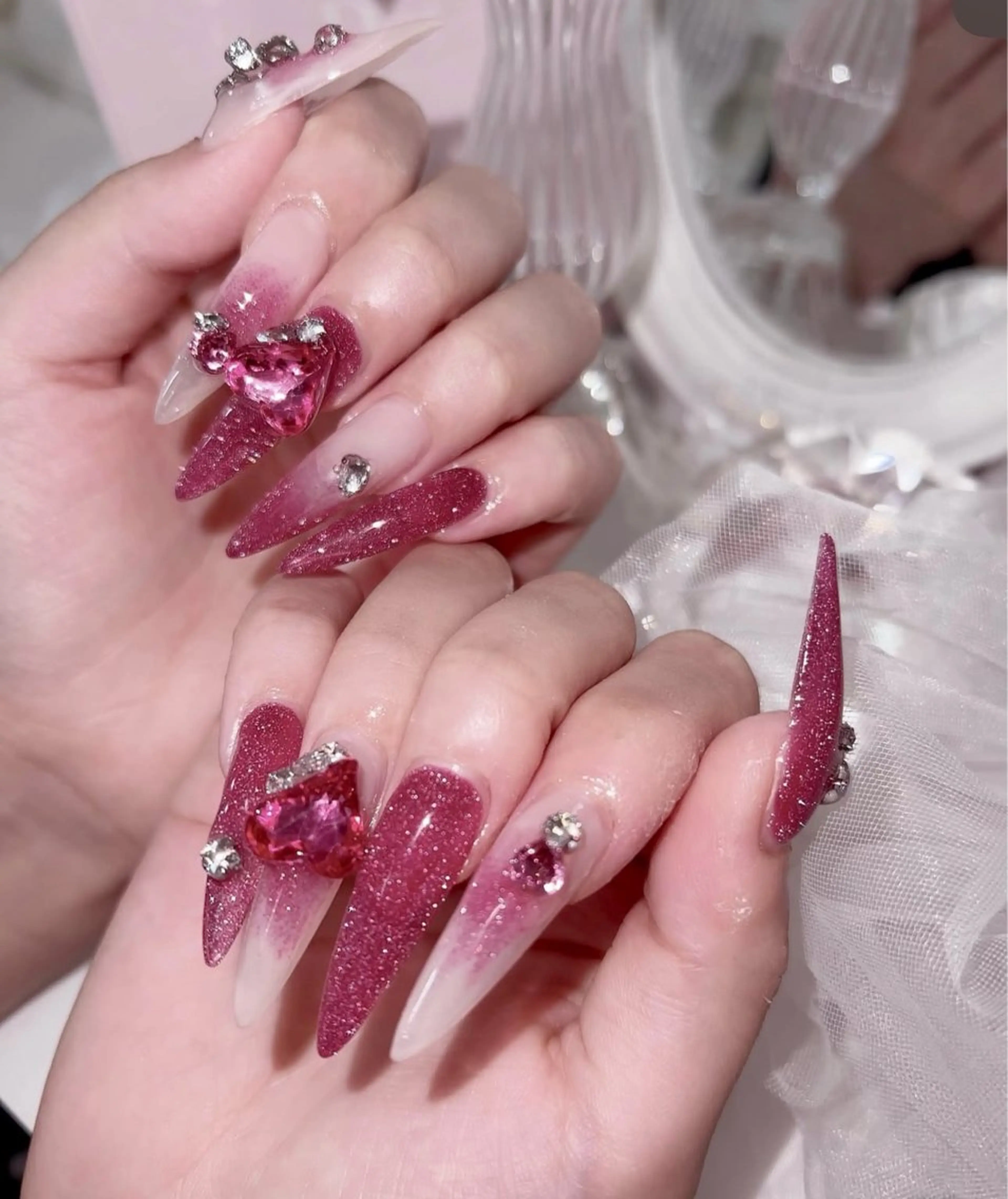 ネイル 韓国ネイル 持ち込み ニュアンスネイル ネイルチップ ハンドネイル TABI ANA.CHUOのネイルデザイン