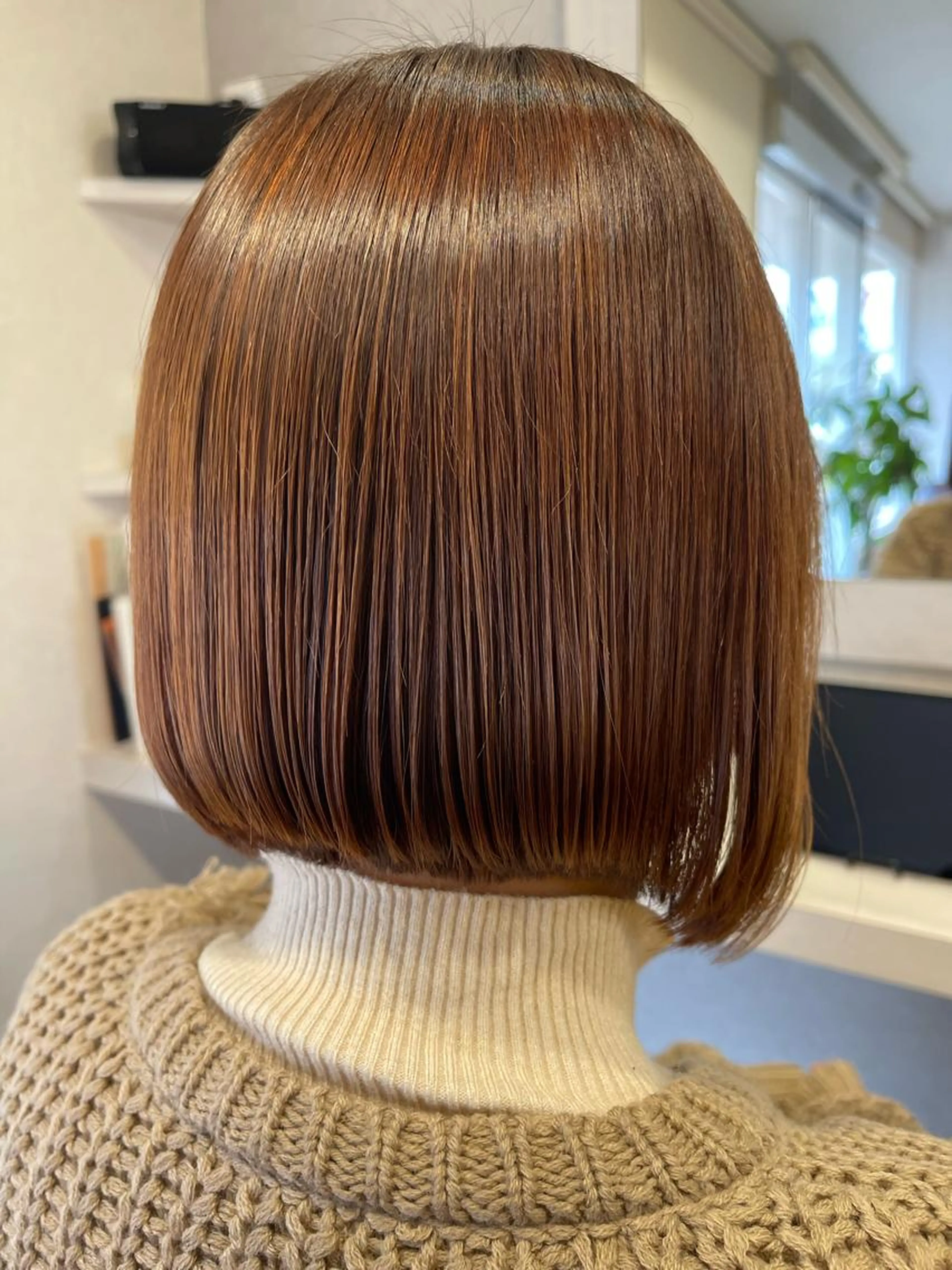 髪質改善カラーの写真