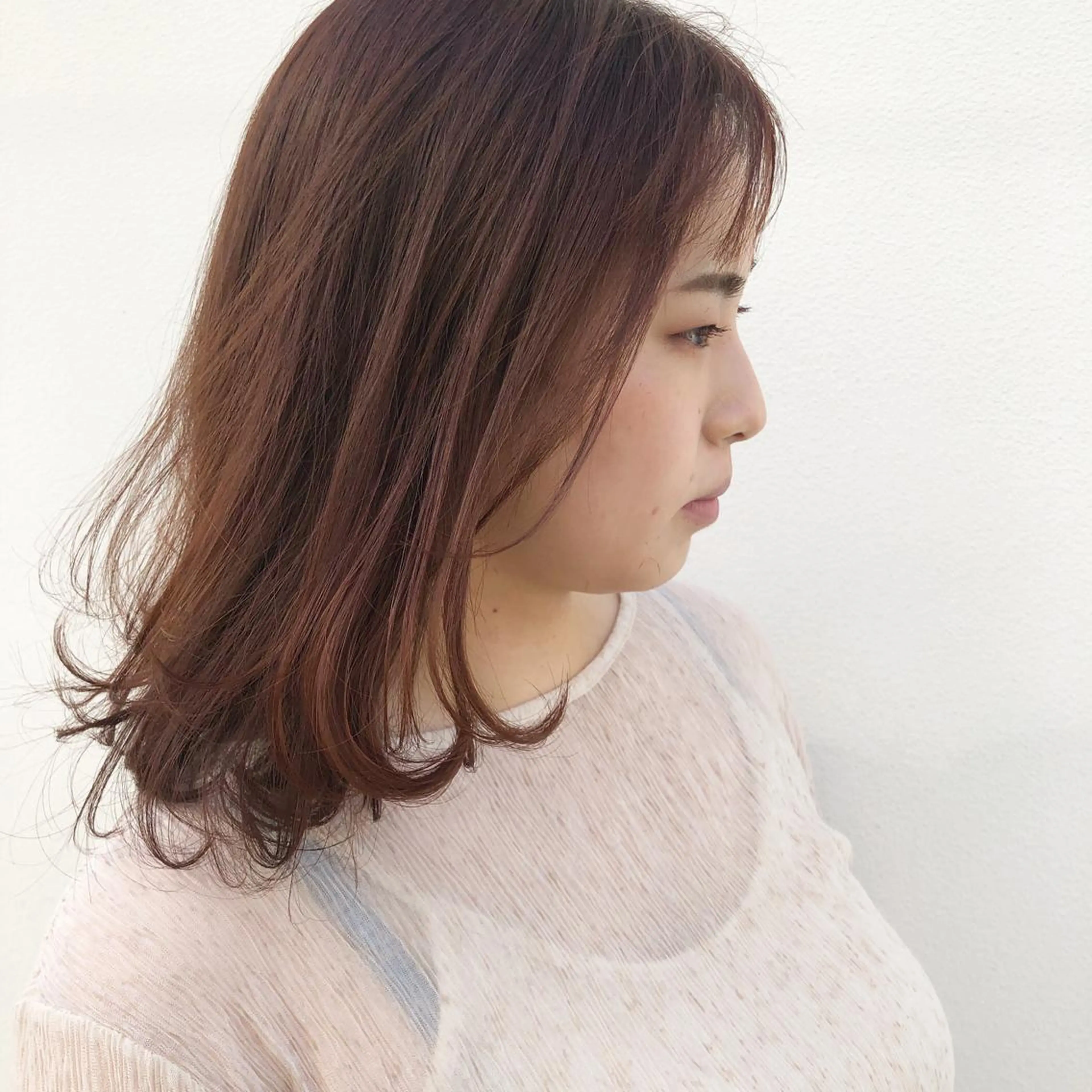 ミディアム カラー マンツーマン/ 藤代拓実のヘアスタイル