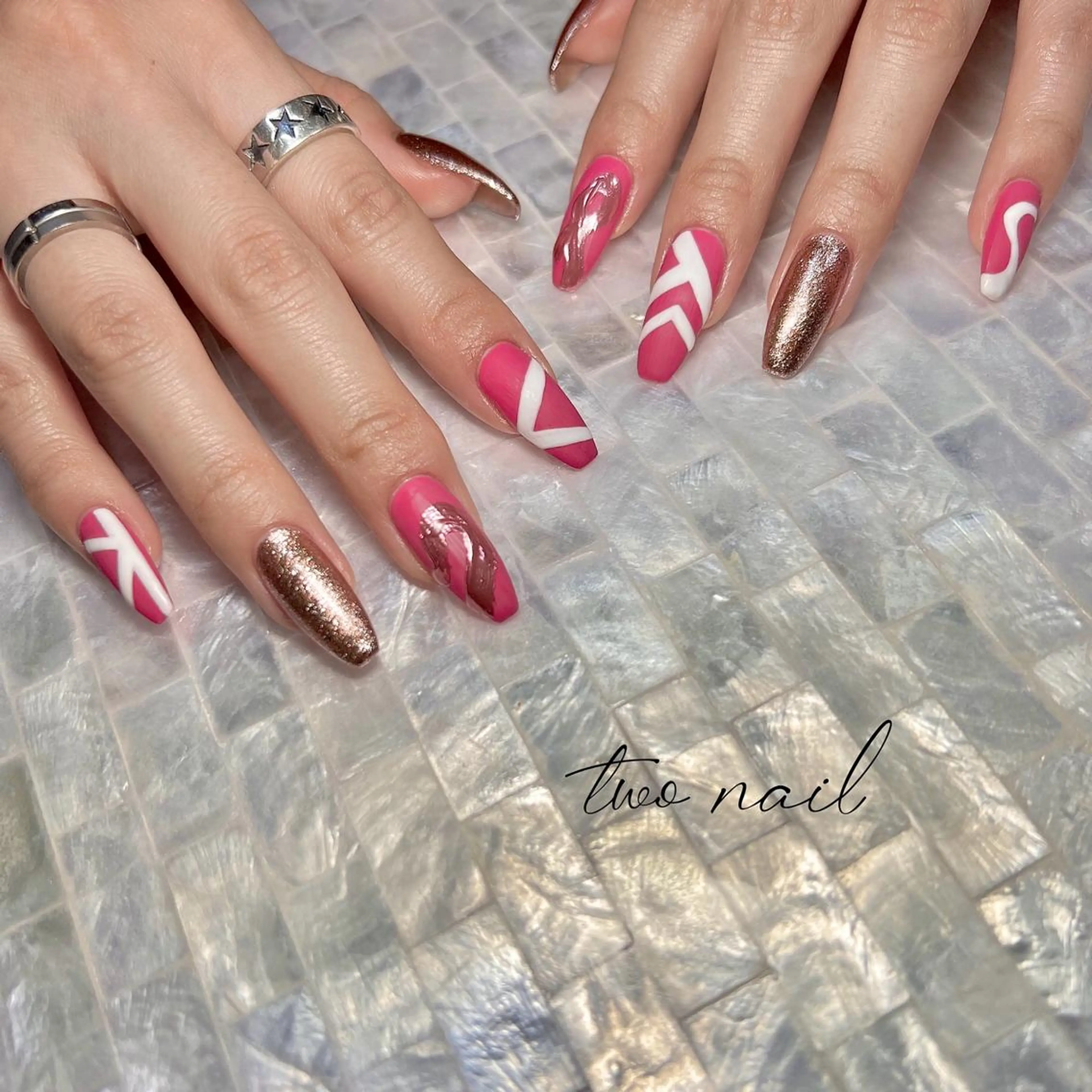 ネイル アートネイル フットネイル ハート ニュアンスネイル オフィスネイル two nailのネイルデザイン