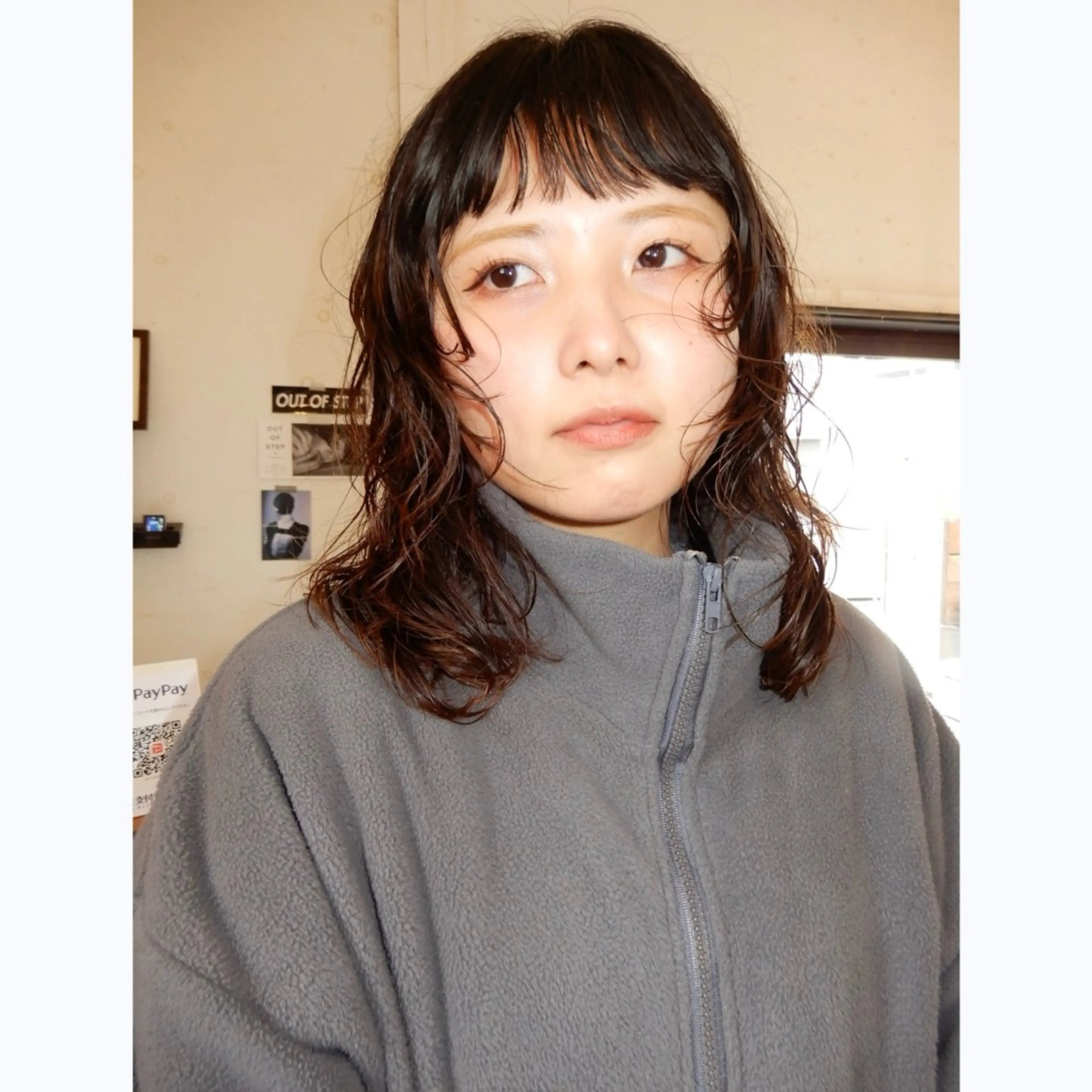 セミロング パーマ カット パーマ デザインカット🎨 ボブ🫟おざきのヘアスタイル