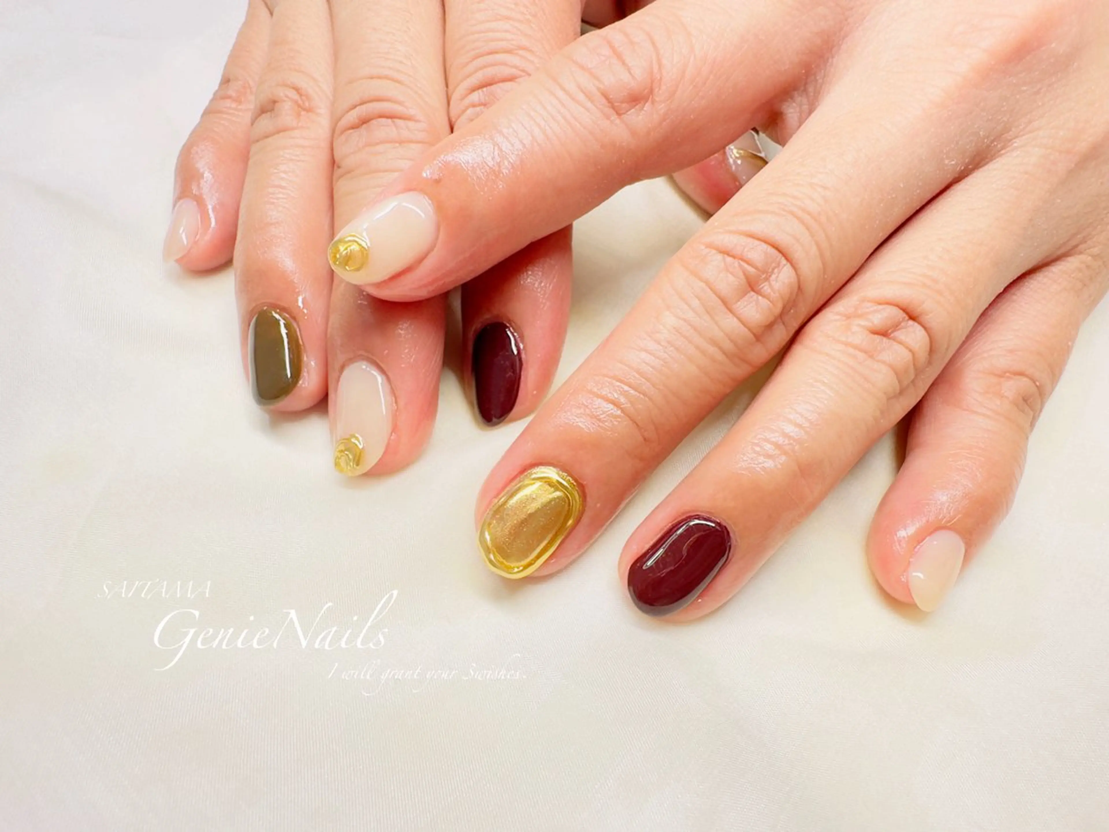 メンズ ネイル アートネイル フットネイル メンズネイル 持ち込み Genie Nailsのネイルデザイン