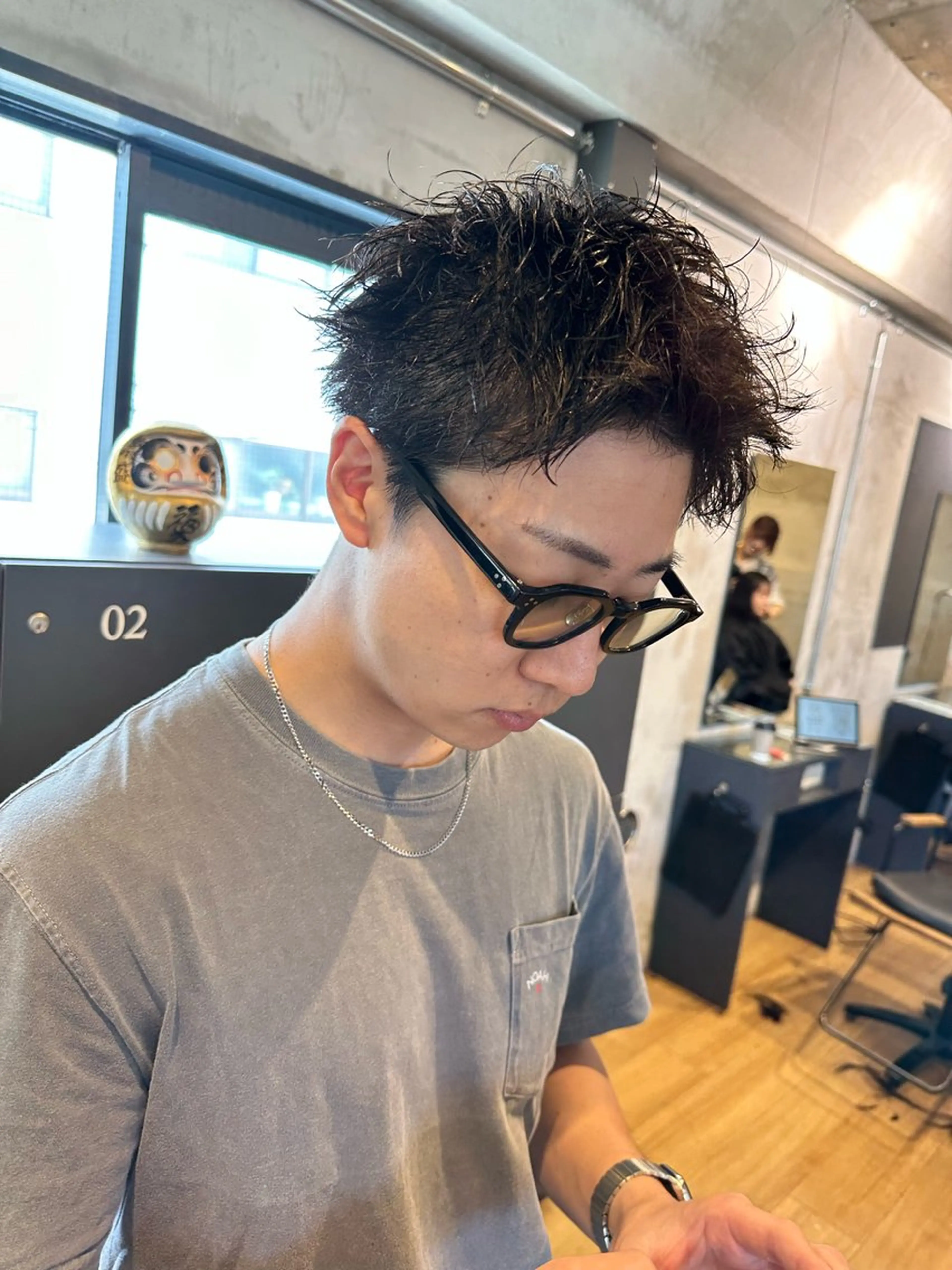 ショート パーマ メンズ メンズベリーショート ベリーショート ショートヘア &グループ代表取締役 KOHEIのヘアスタイル
