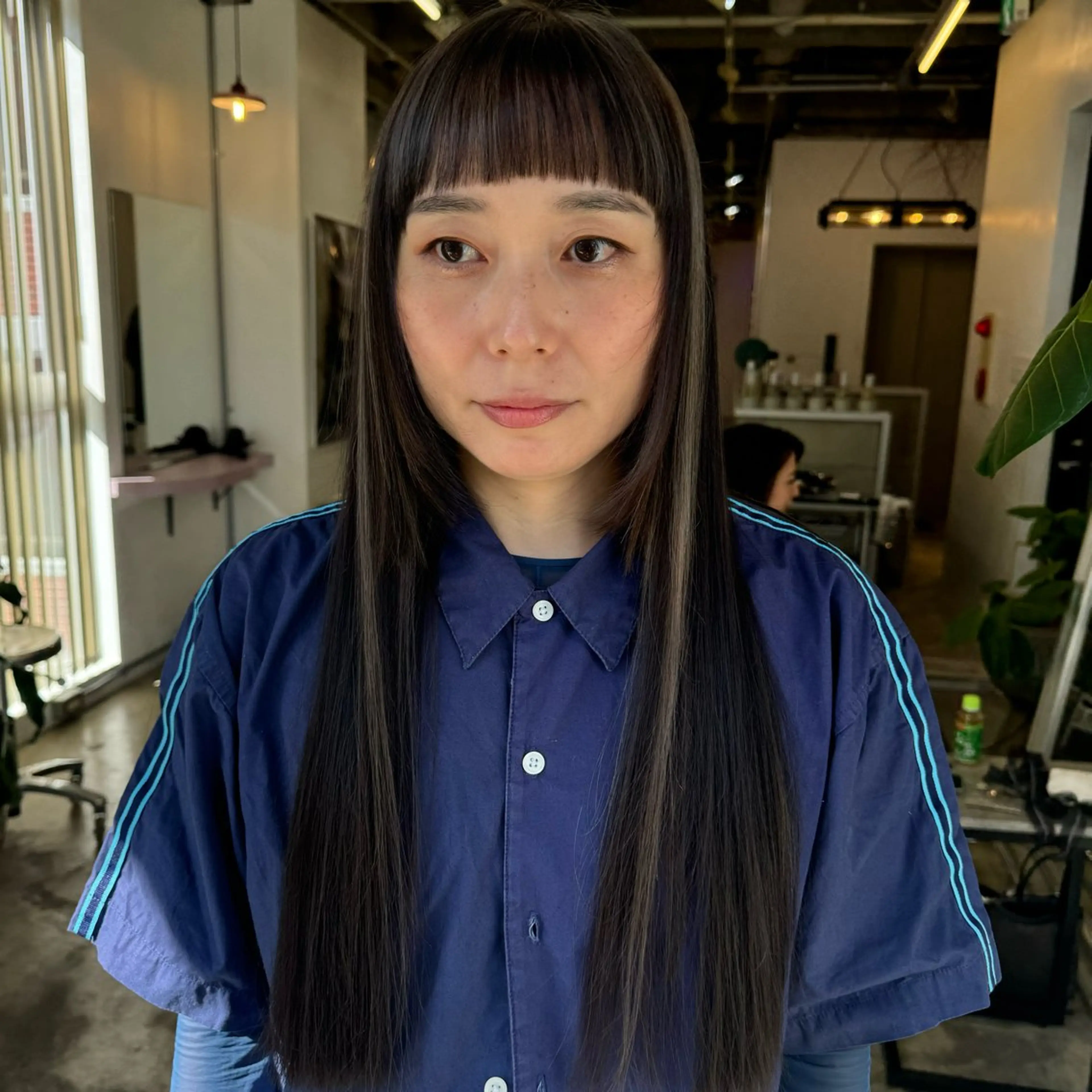 ロング ハイライト 《4月クーポン記 載中》小森祐希のヘアスタイル