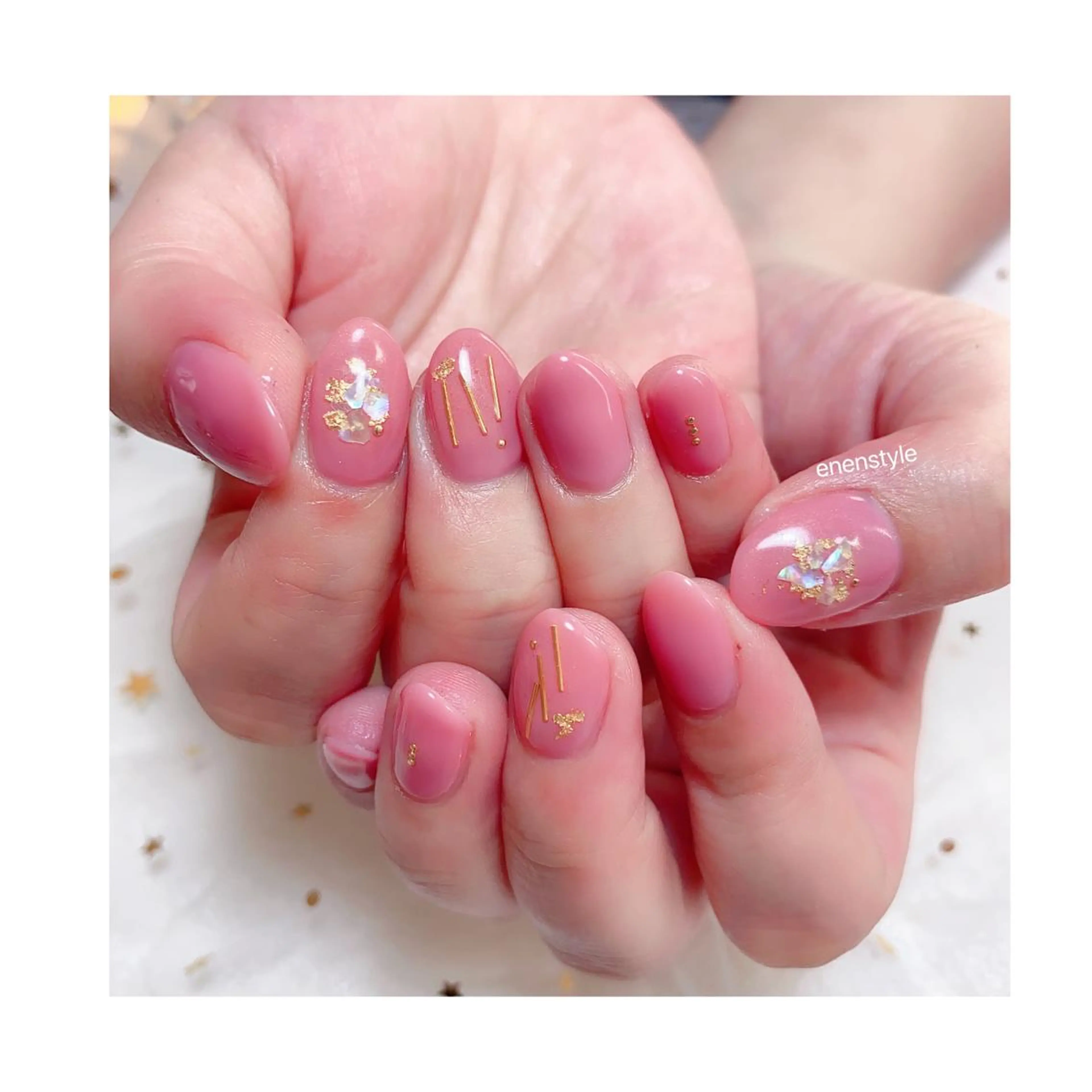 ショート ネイル ジェルネイル ニュアンスネイル オフィスネイル ワンカラーネイル パラジェル ハンドネイル 👑enen style👑のネイルデザイン
