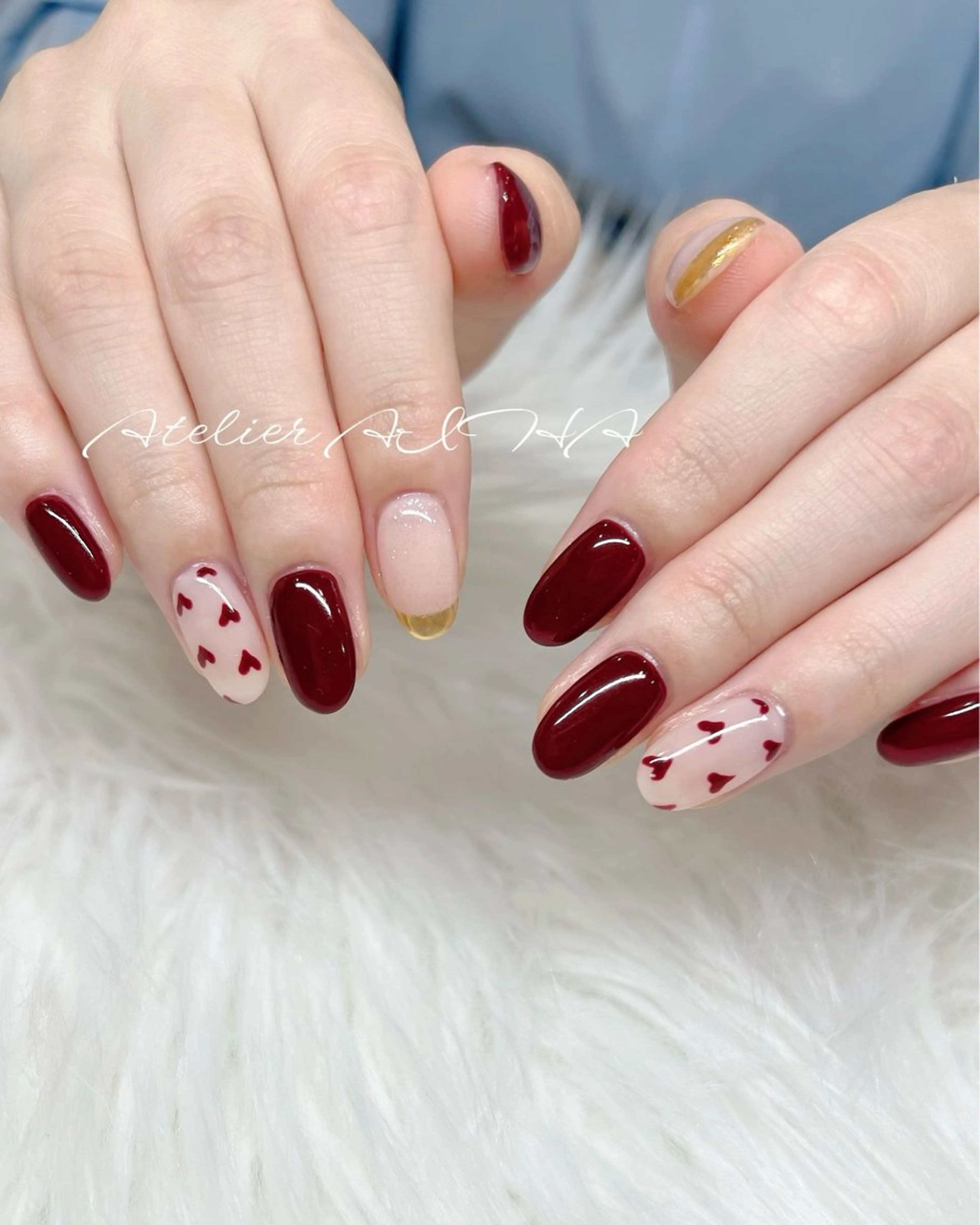 ミディアム アトリエAIHA★ フィルイン推奨サロンのネイルデザイン