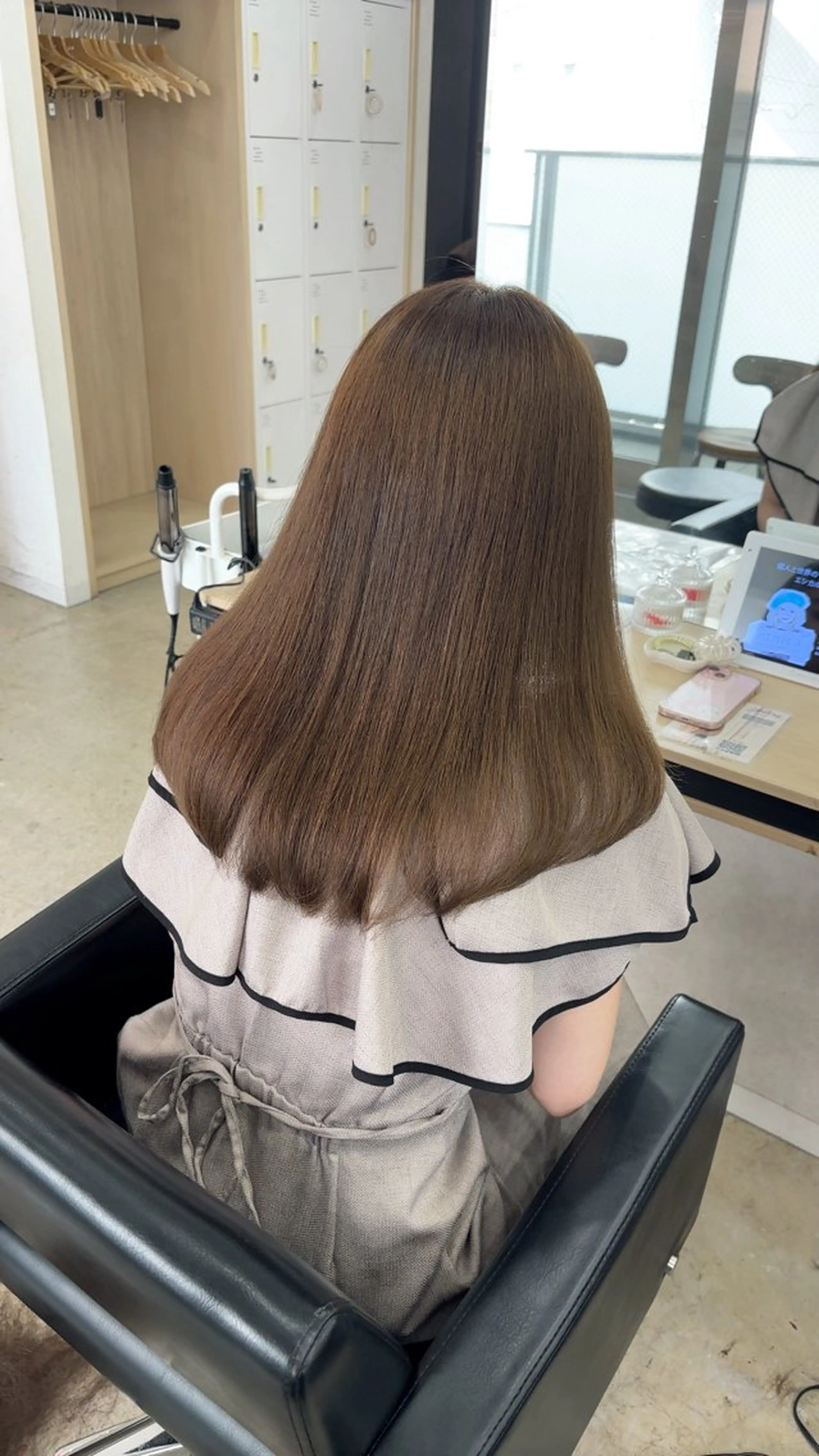 ロング カラー カット ヘアカラー トリートメント 🪽髪質改善矯正 🤍MIU🤍のヘアスタイル