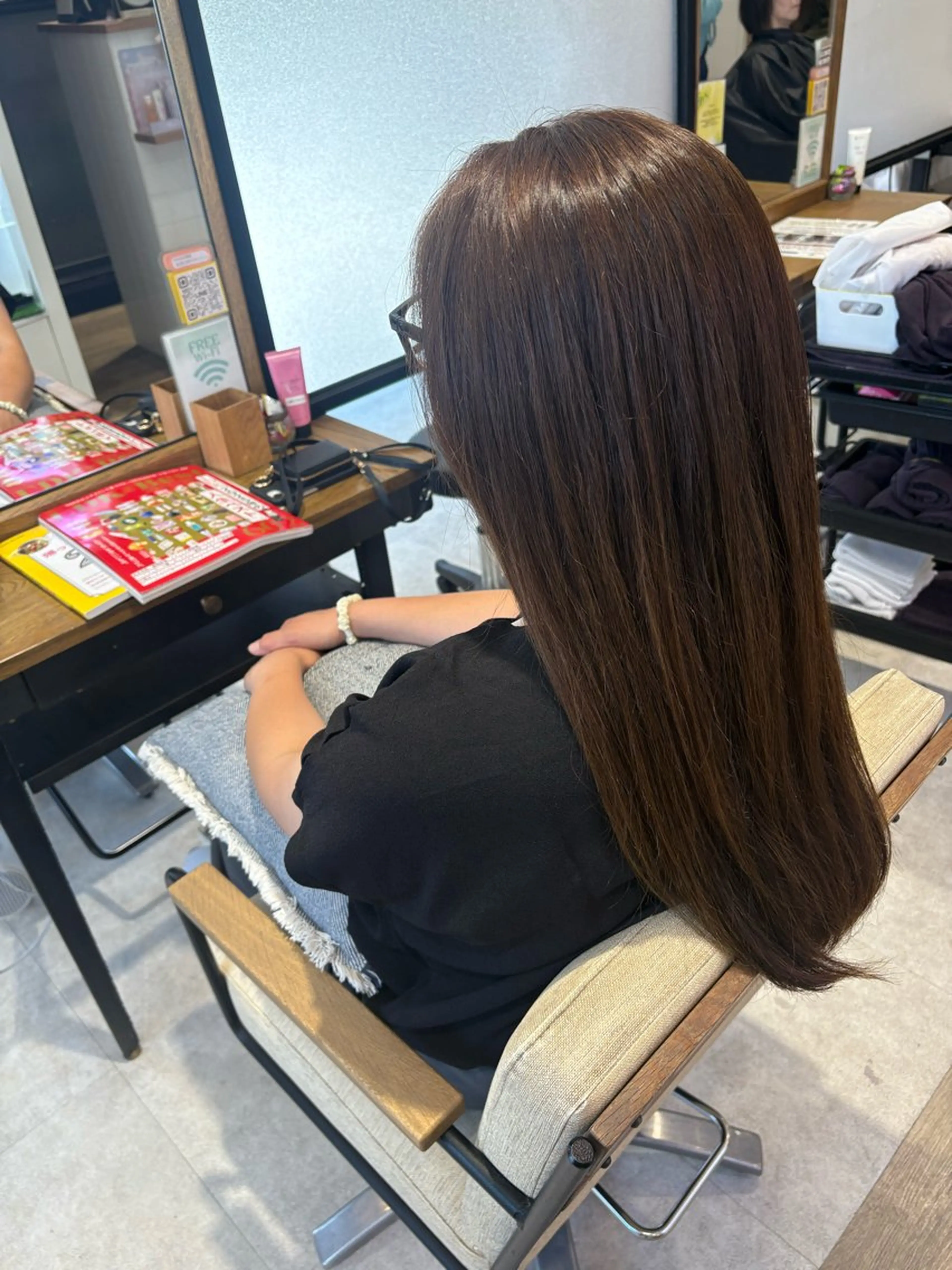 カラー ヘアカラー トリートメント 奥村 奈々加のヘアスタイル