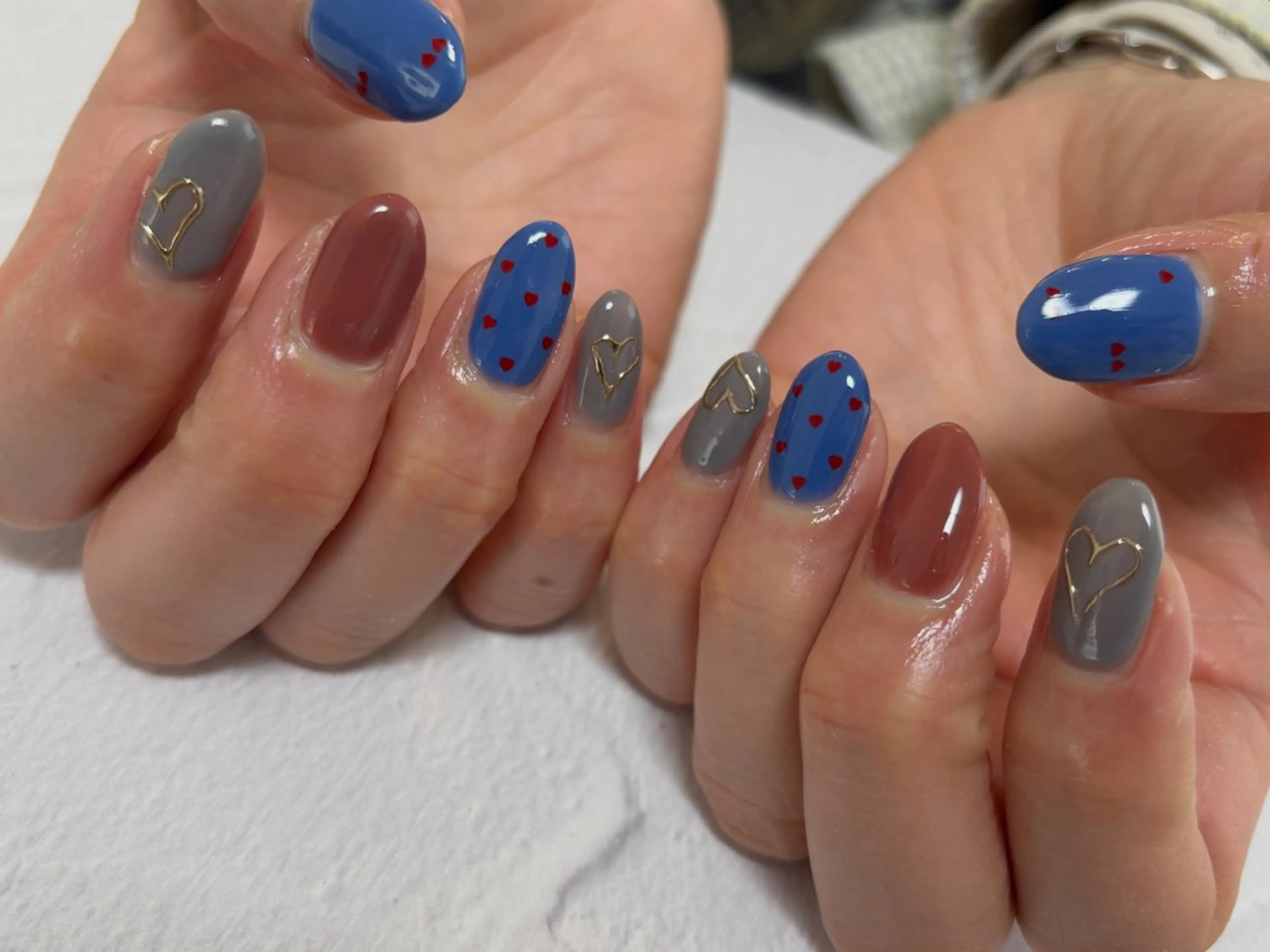 ネイル ハンドネイル 愛川町 あんすりうむのネイルデザイン