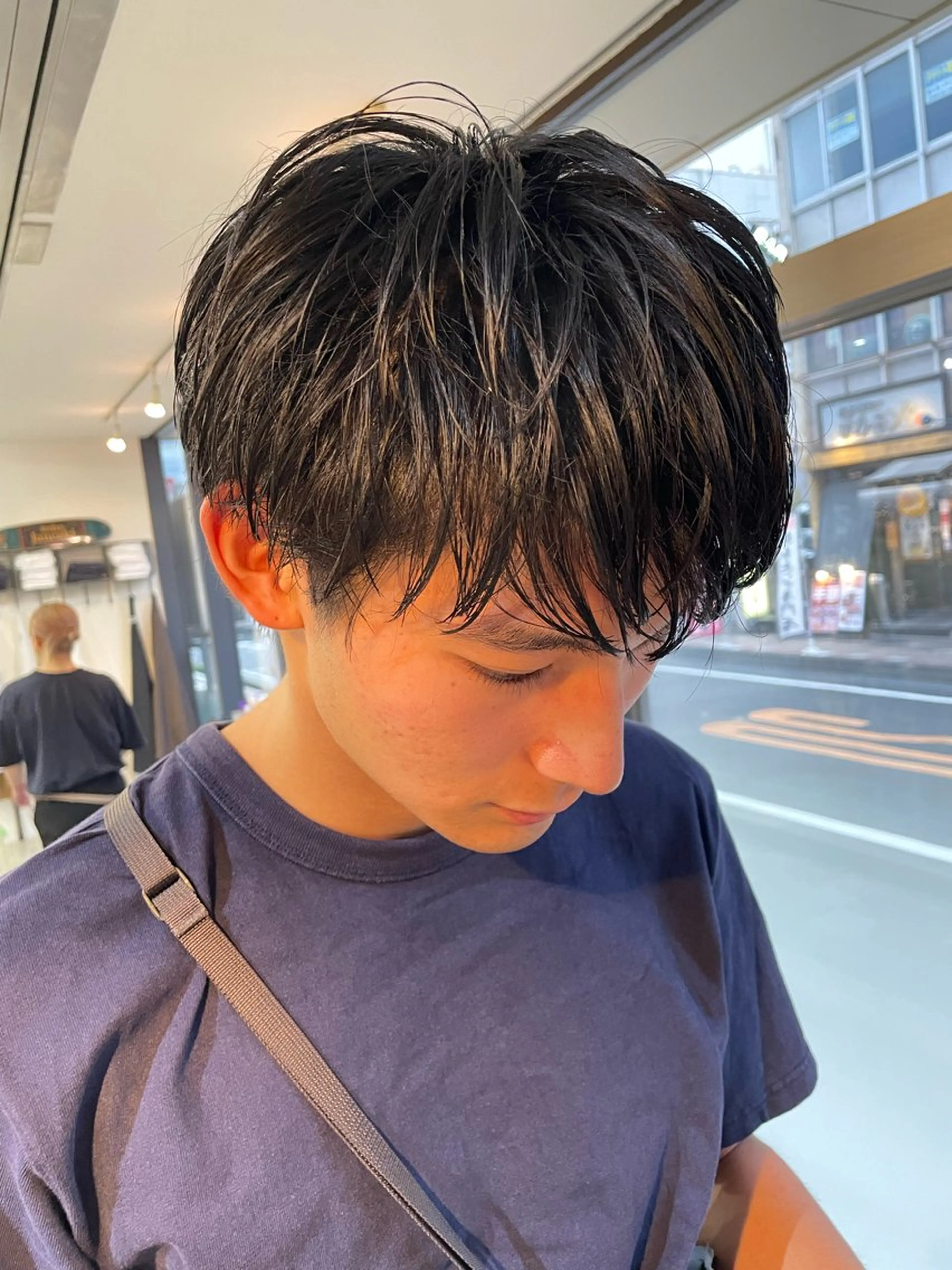 メンズ 米元 春奈のヘアスタイル